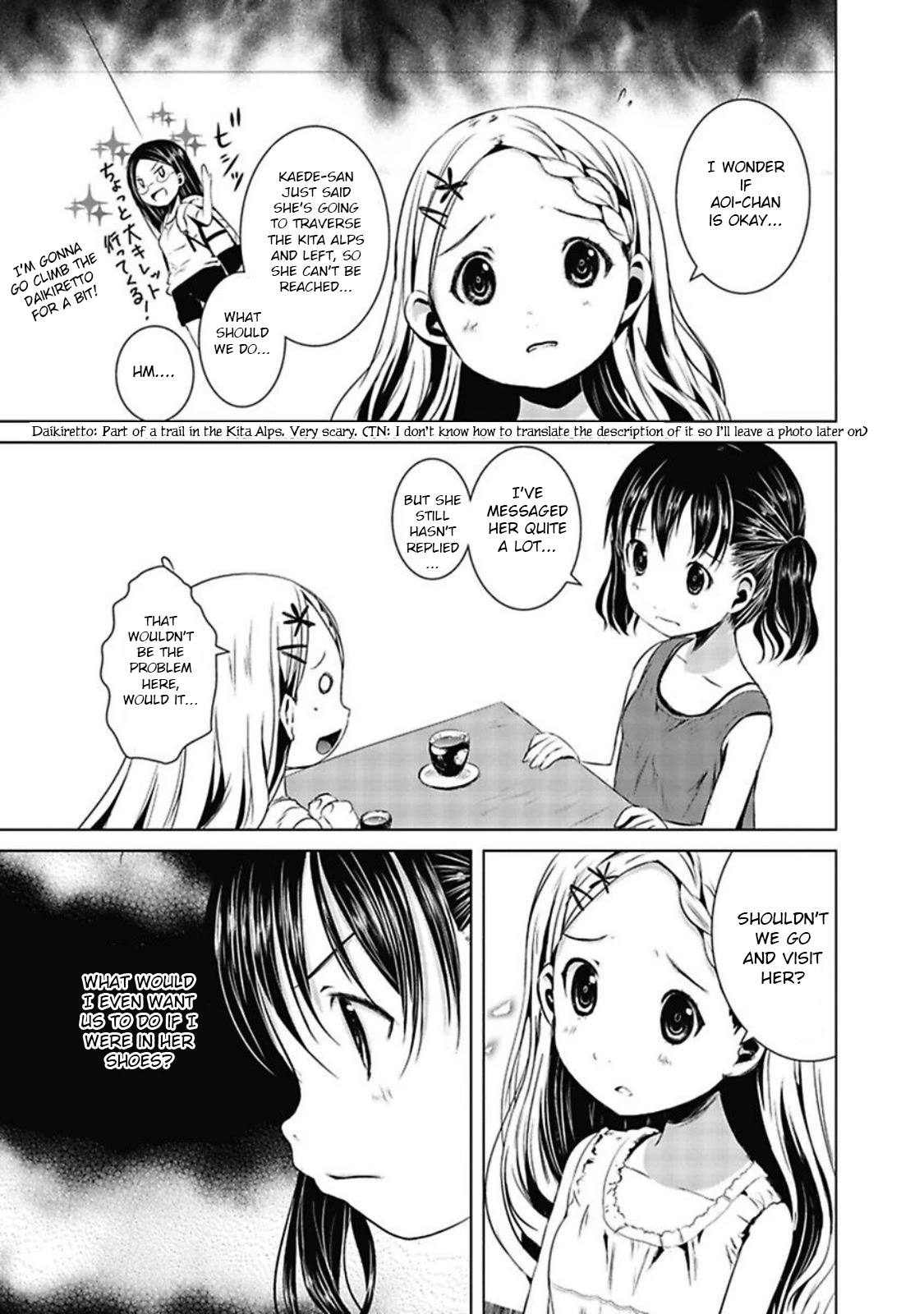 Yama No Susume Chapter 23 page 3 - Chapter 23: Friends