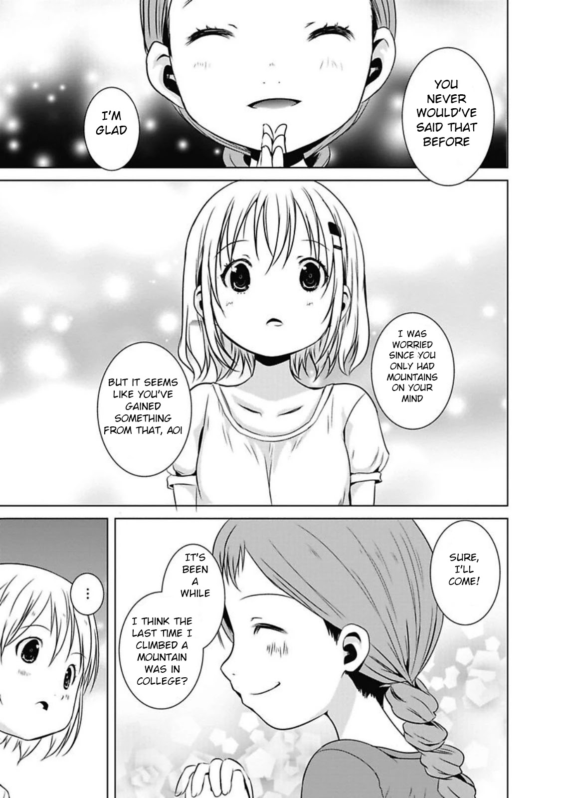 Yama No Susume Chapter 24 page 15 - Chapter 24: A Mother's Thoughts, A Daughter's Feelings