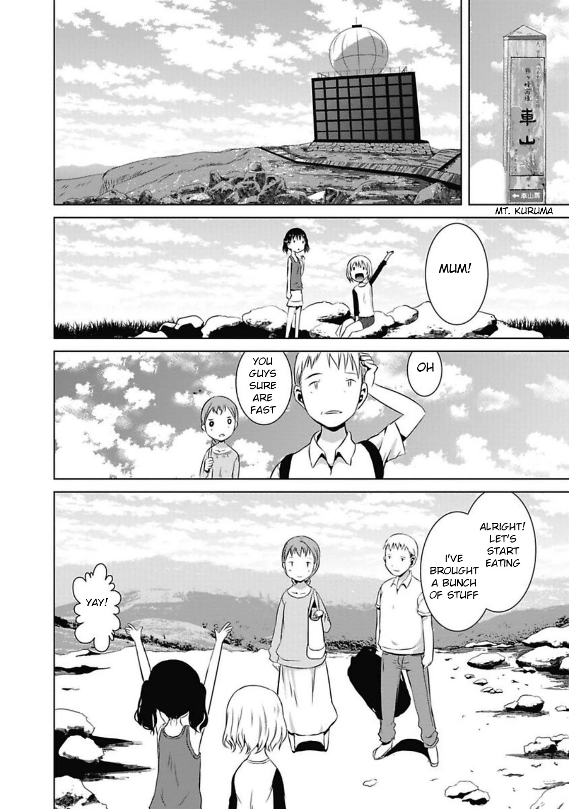 Yama No Susume Chapter 25 page 14 - Chapter 25: Where Is The Mountain Of Our Memories?
