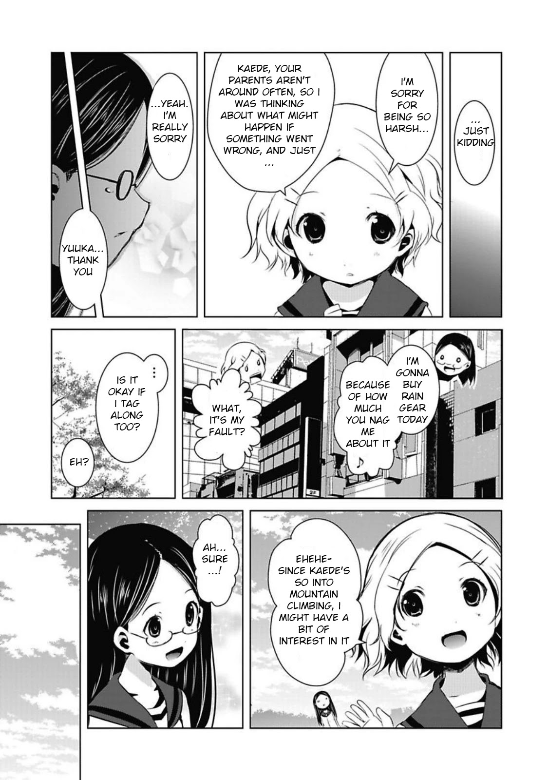 Yama No Susume Chapter 26 page 11 - Chapter 26: Memories of Rain Gear
