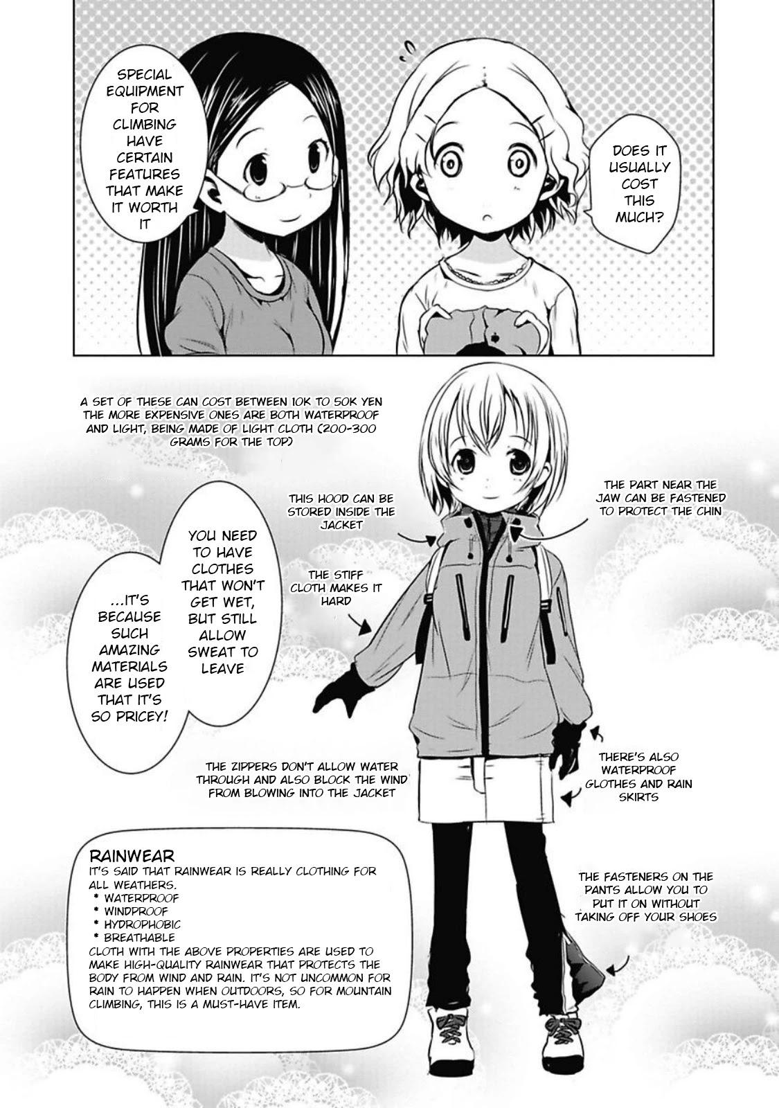 Yama No Susume Chapter 26 page 13 - Chapter 26: Memories of Rain Gear