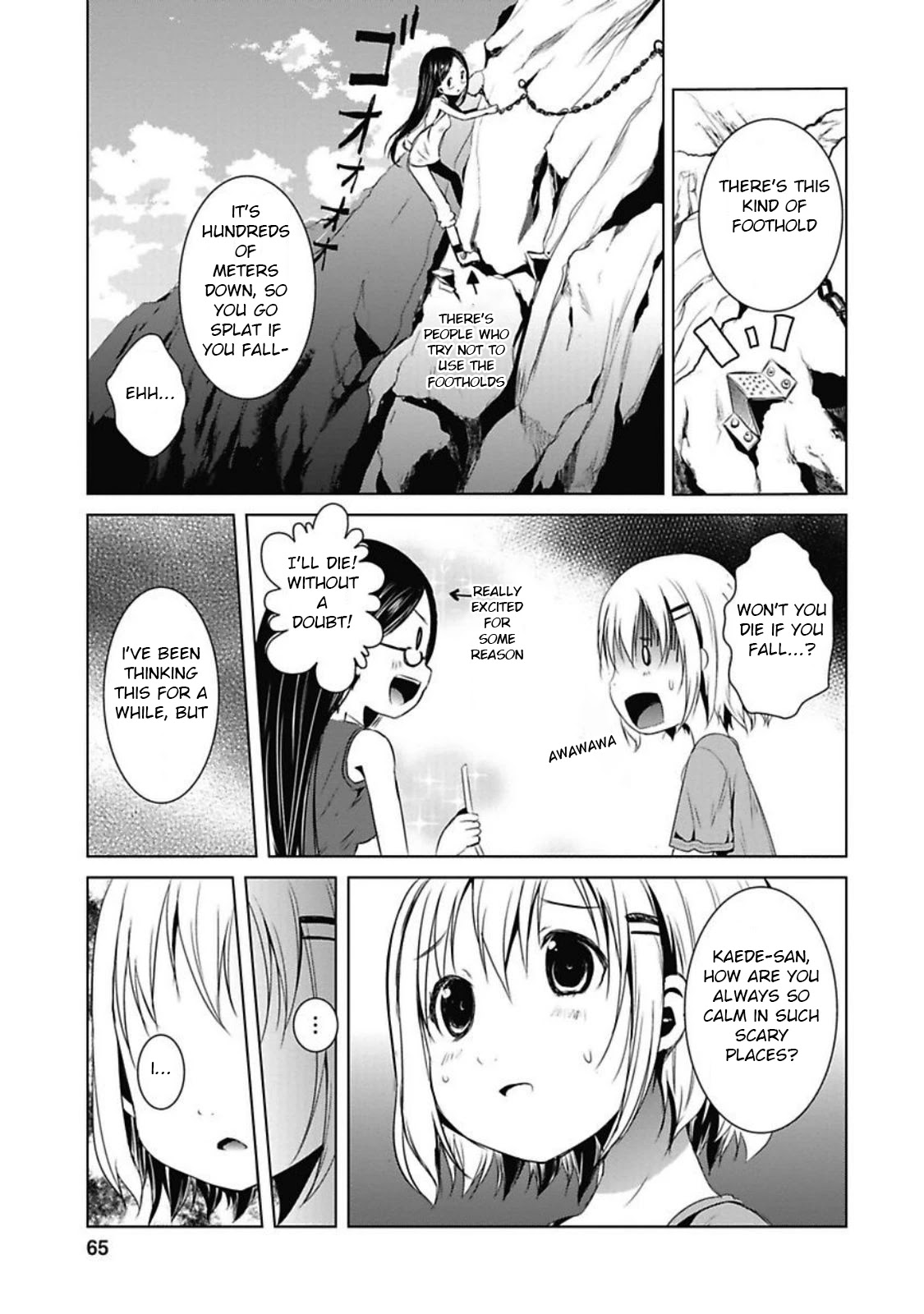 Yama No Susume Chapter 27 page 5 - Chapter 27: Receiving Feelings to Keep Going