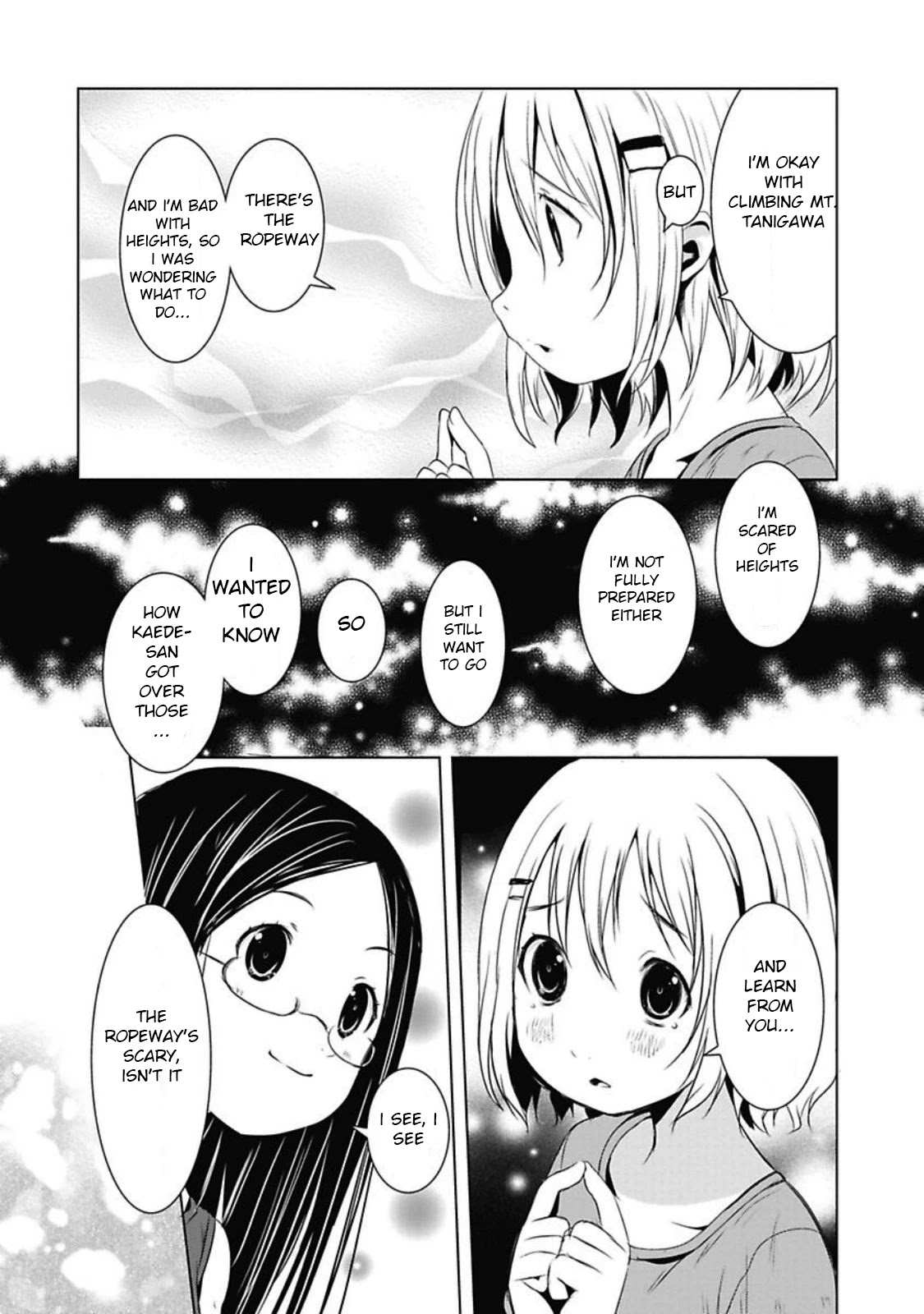 Yama No Susume Chapter 27 page 6 - Chapter 27: Receiving Feelings to Keep Going