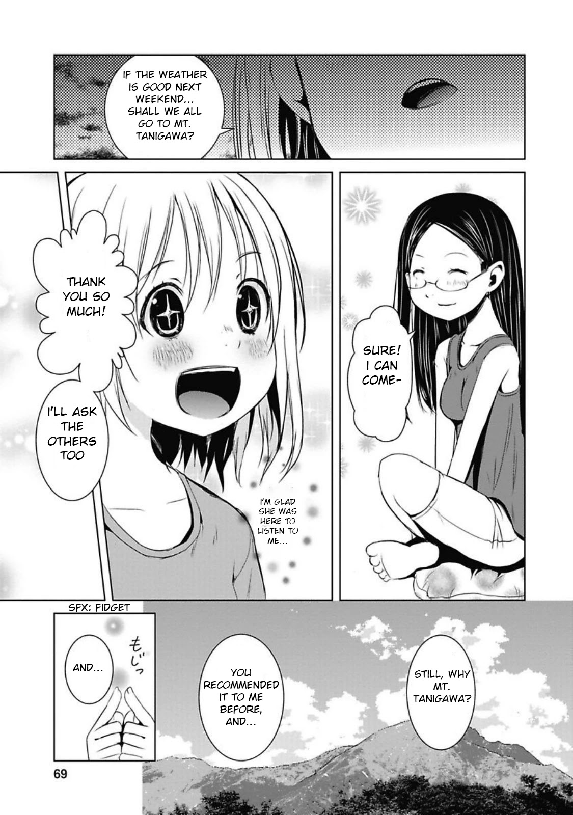 Yama No Susume Chapter 27 page 9 - Chapter 27: Receiving Feelings to Keep Going