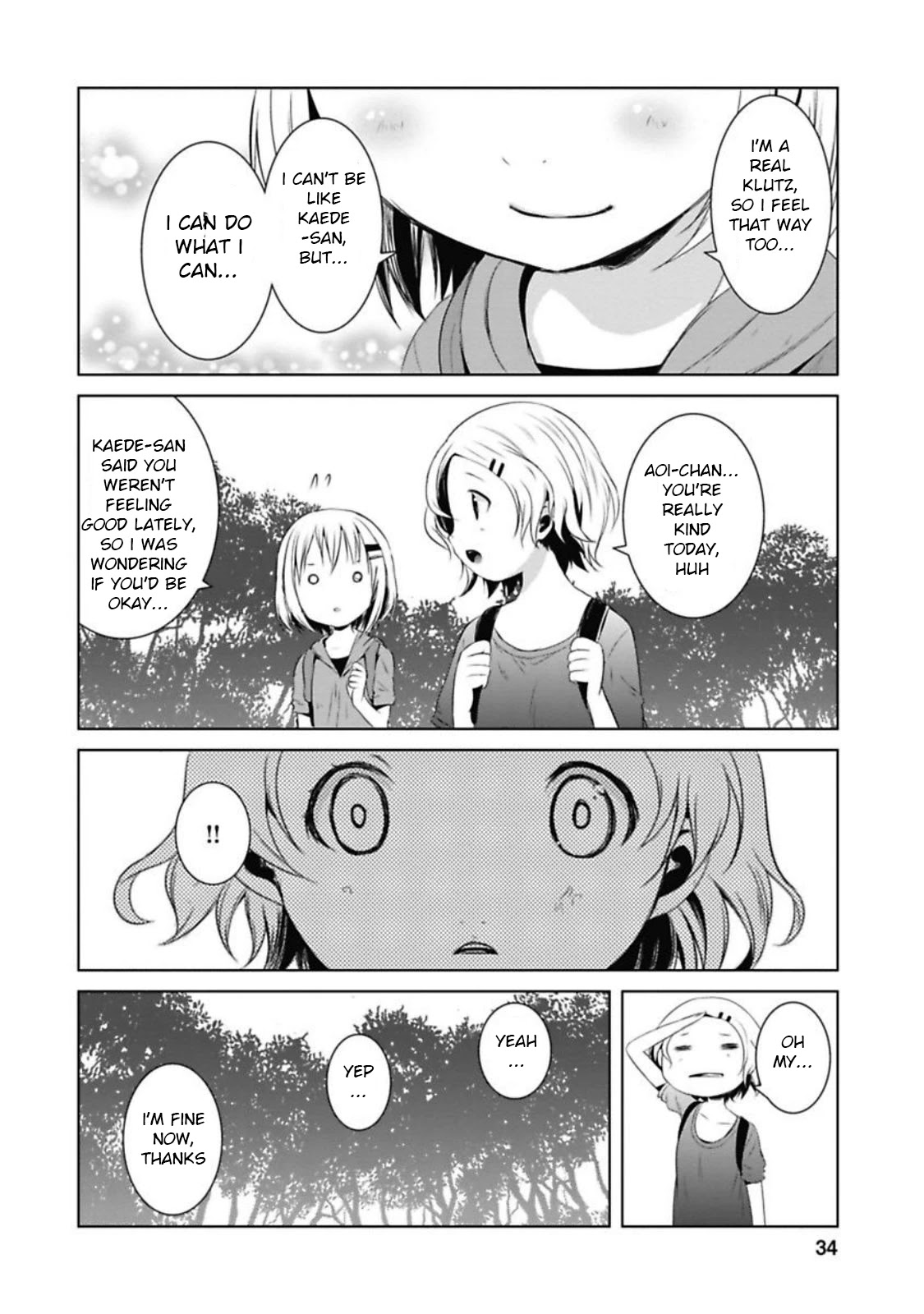 Yama No Susume Chapter 34 page 15 - Chapter 34: What Can Be Seen From The Summit
