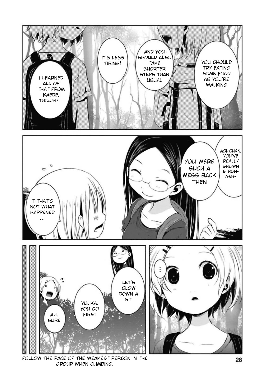 Yama No Susume Chapter 34 page 9 - Chapter 34: What Can Be Seen From The Summit