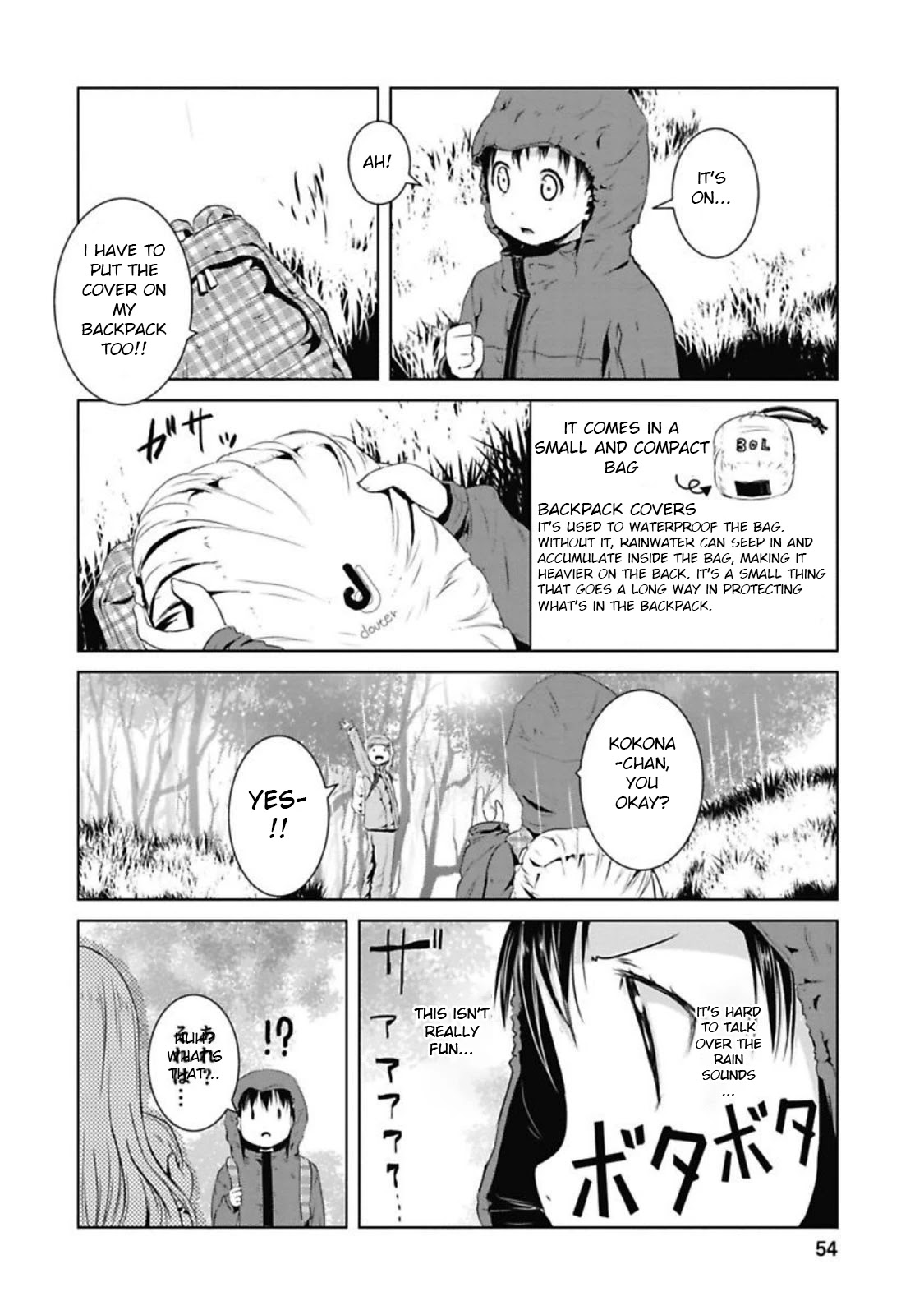 Yama No Susume Chapter 35 page 8 - Chapter 35: The Things Forgotten On A Rainy Day