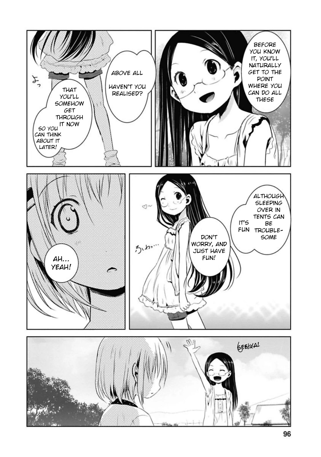 Yama No Susume Chapter 37 page 10 - Chapter 37: It's Hard Sleeping In Tents...