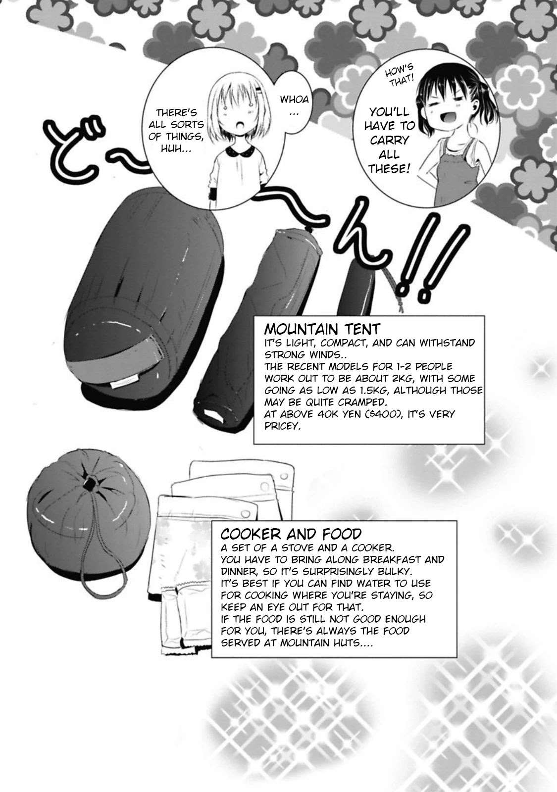 Yama No Susume Chapter 37 page 14 - Chapter 37: It's Hard Sleeping In Tents...
