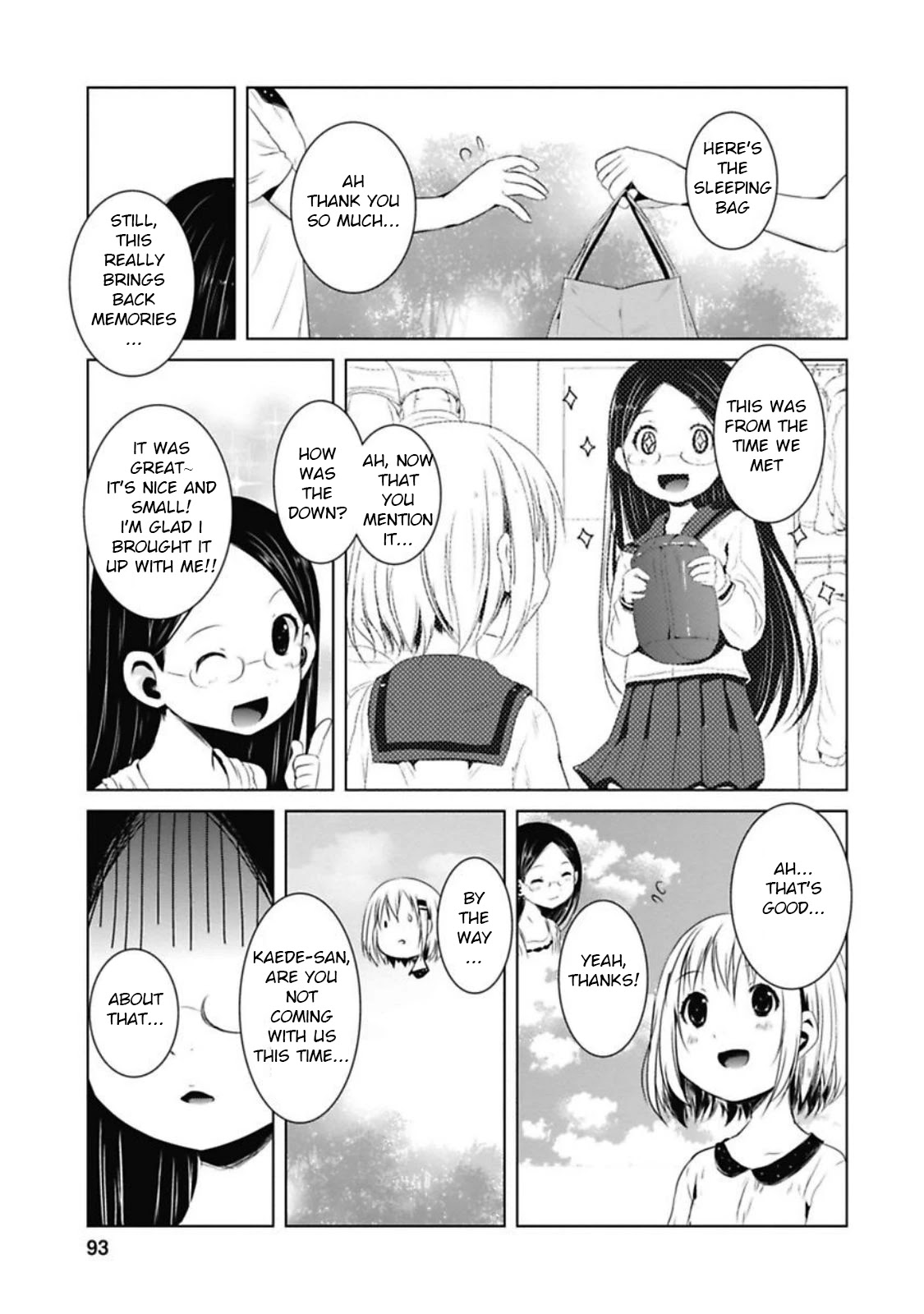 Yama No Susume Chapter 37 page 7 - Chapter 37: It's Hard Sleeping In Tents...