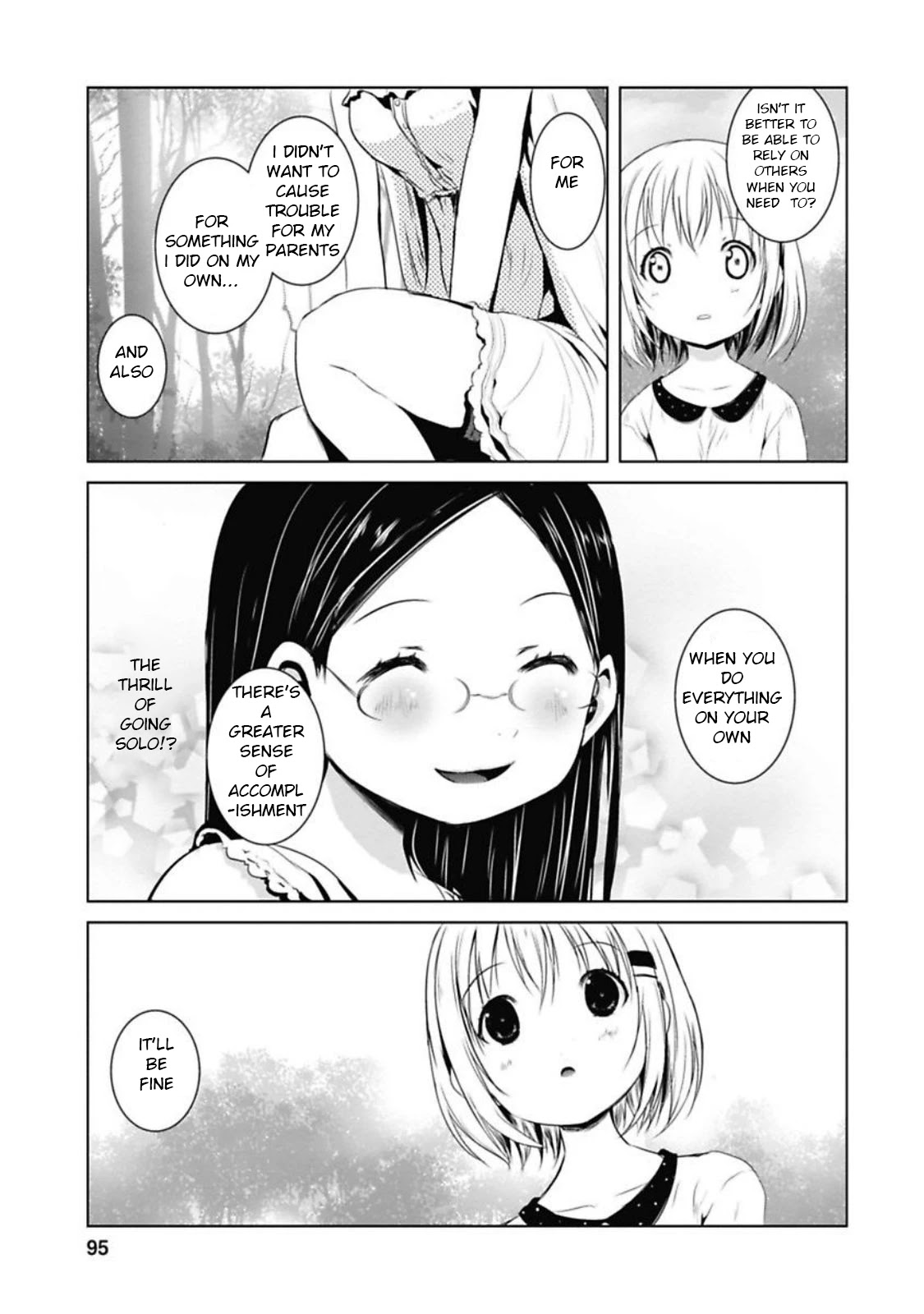 Yama No Susume Chapter 37 page 9 - Chapter 37: It's Hard Sleeping In Tents...