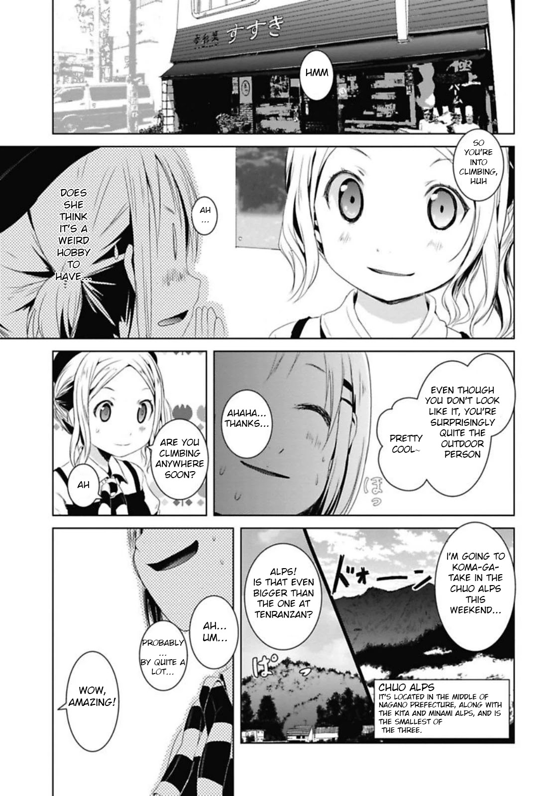 Yama No Susume Chapter 39 page 1 - Chapter 39: I Want To Capture Smiles