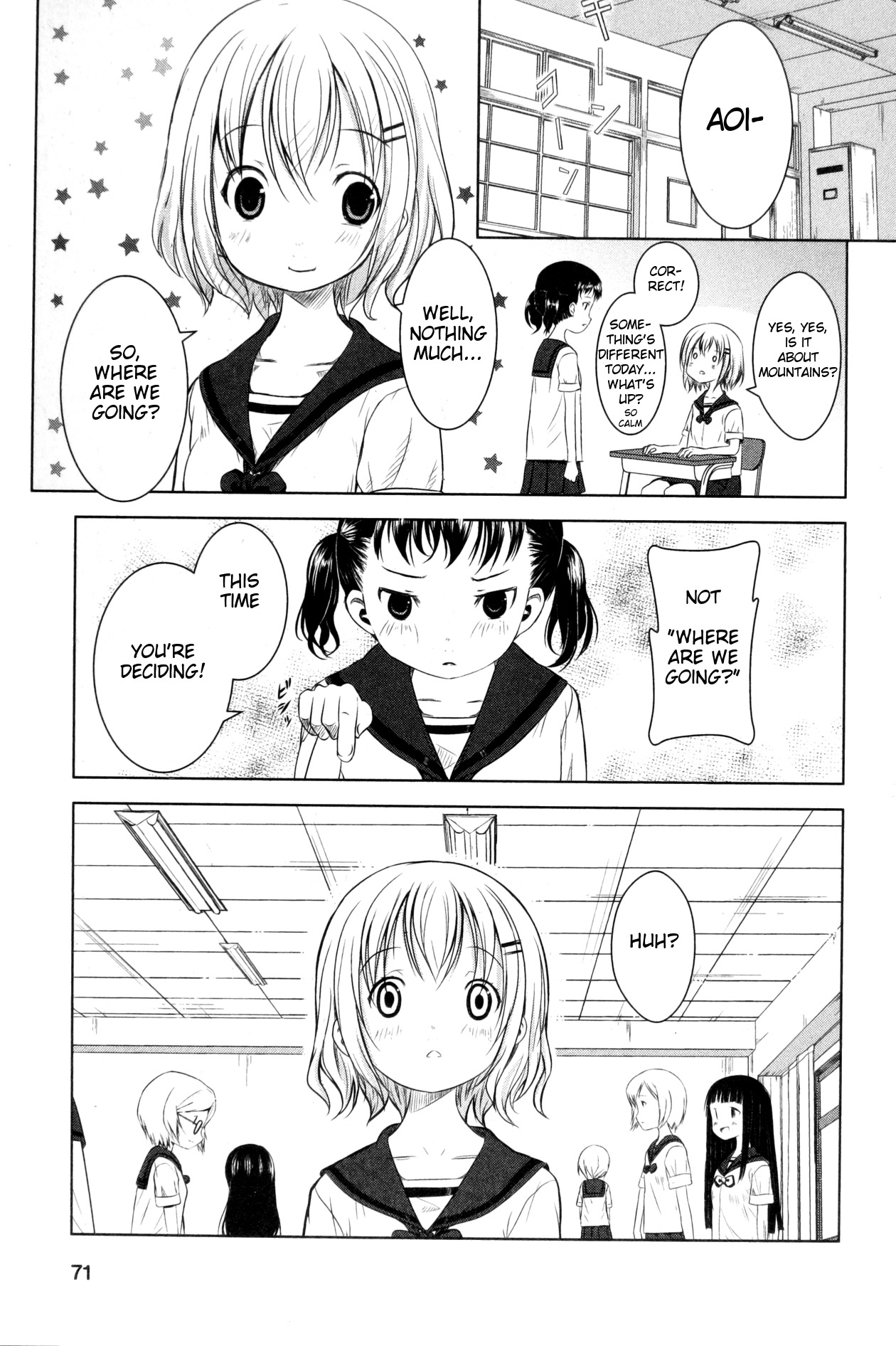 Yama No Susume Chapter 5 page 1 - Chapter 5: I'm Deciding!?