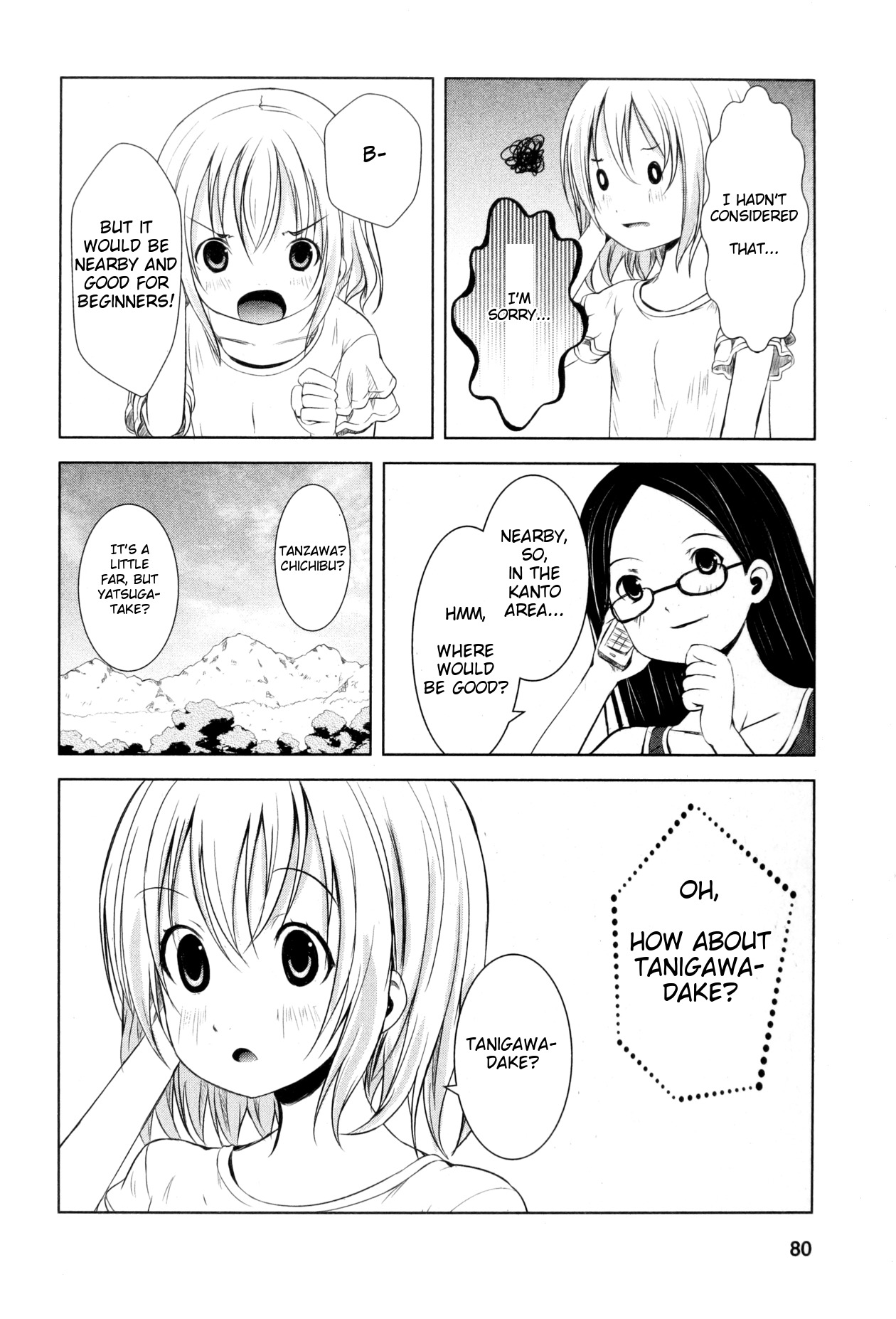 Yama No Susume Chapter 5 page 10 - Chapter 5: I'm Deciding!?