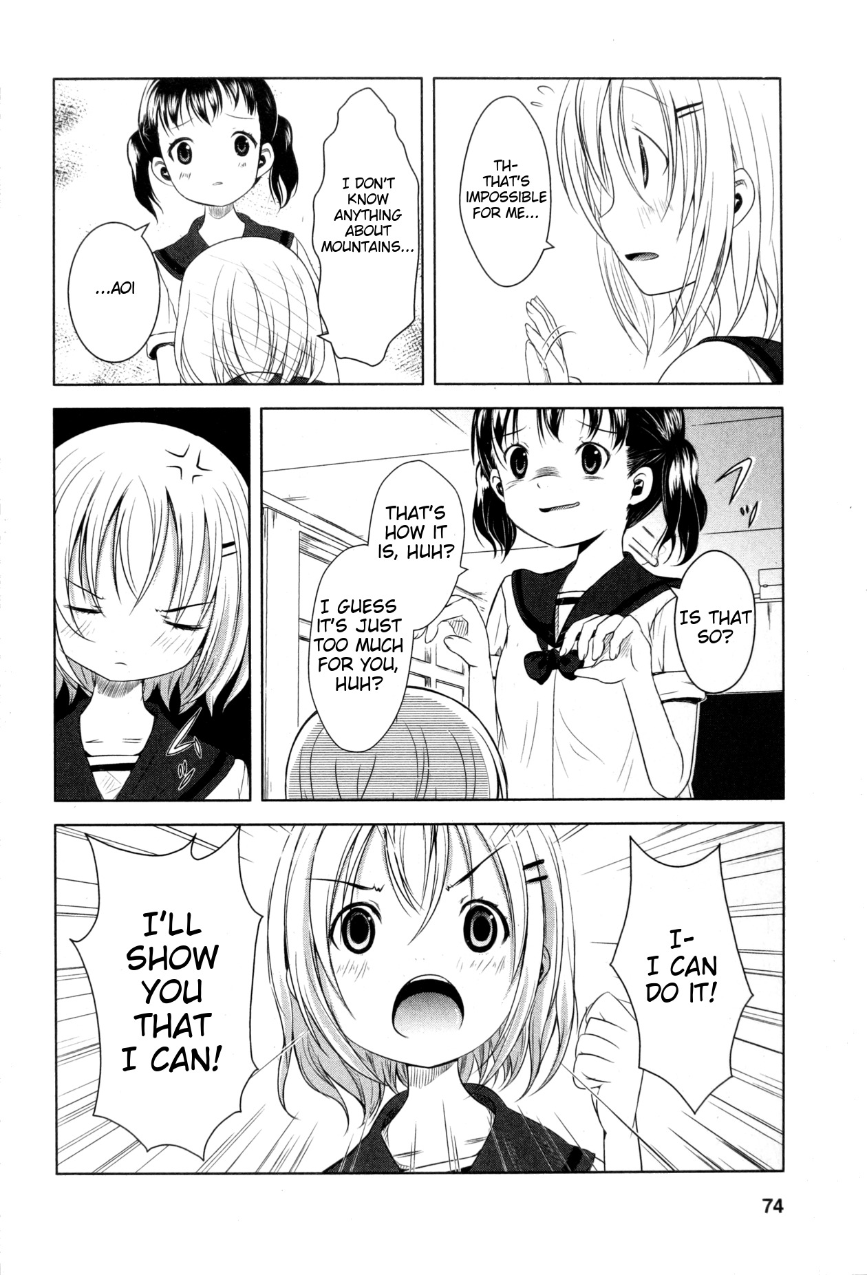 Yama No Susume Chapter 5 page 4 - Chapter 5: I'm Deciding!?