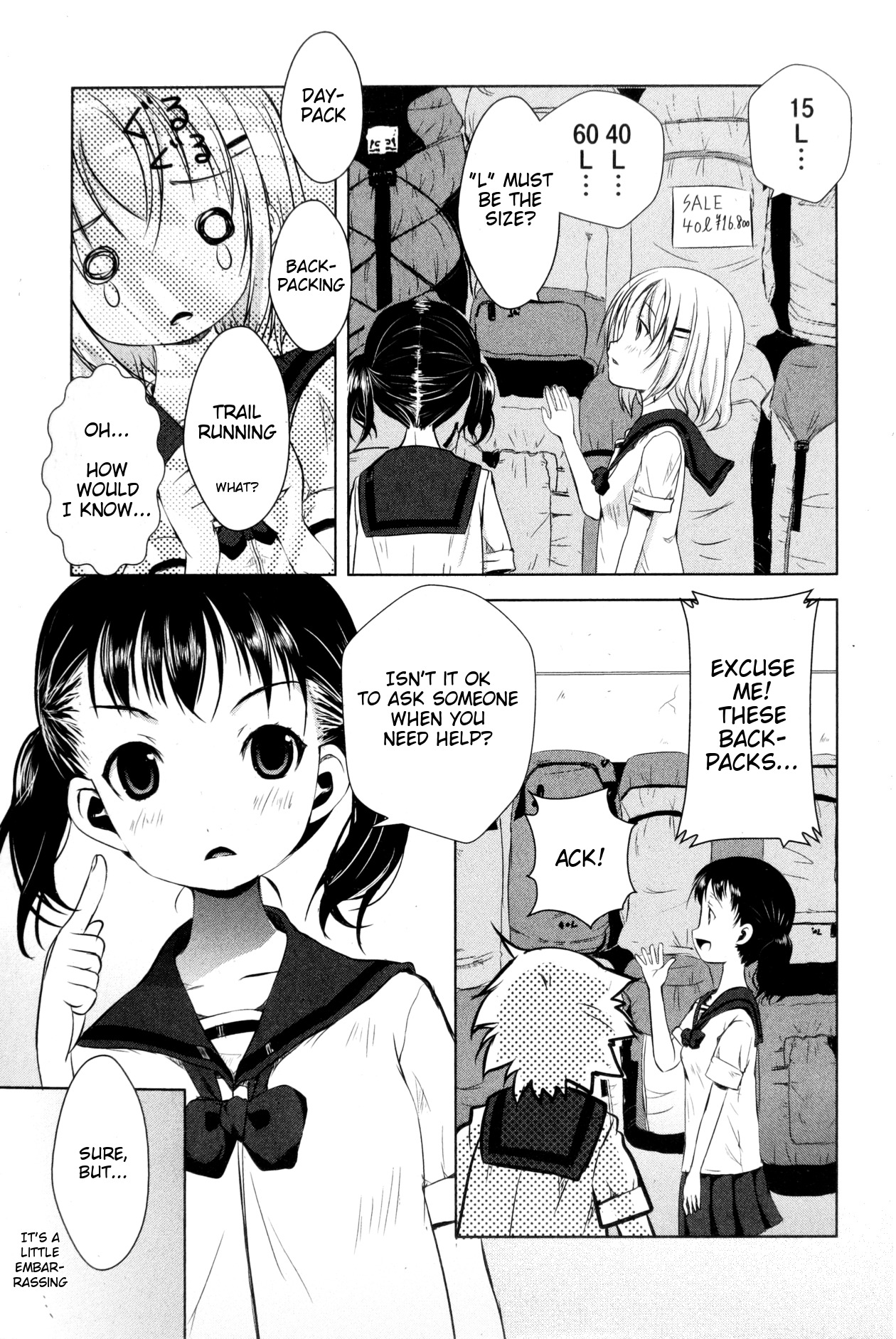 Yama No Susume Chapter 6 page 7 - Chapter 6: What's a Daypack!?