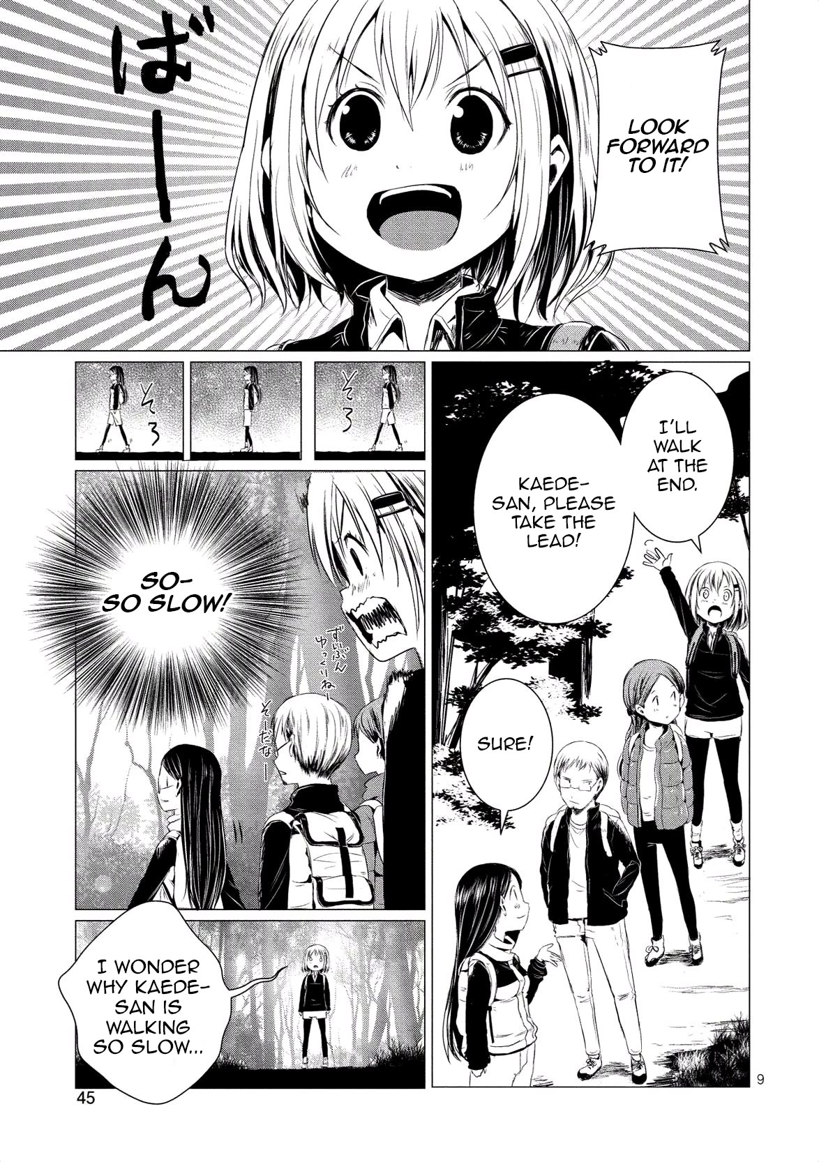 Yama No Susume Chapter 60 page 11 - Chapter 60: Becoming the leader on mount Ibuki?!