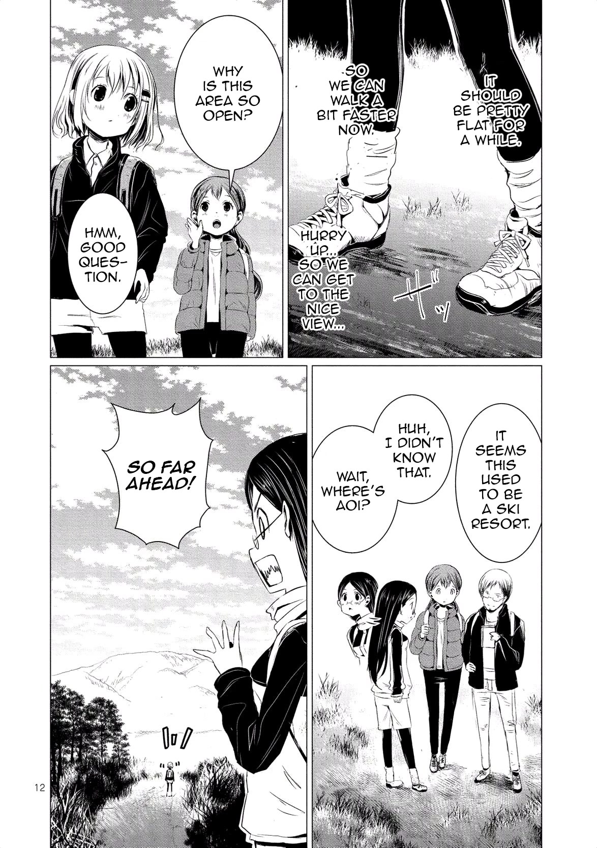 Yama No Susume Chapter 60 page 14 - Chapter 60: Becoming the leader on mount Ibuki?!