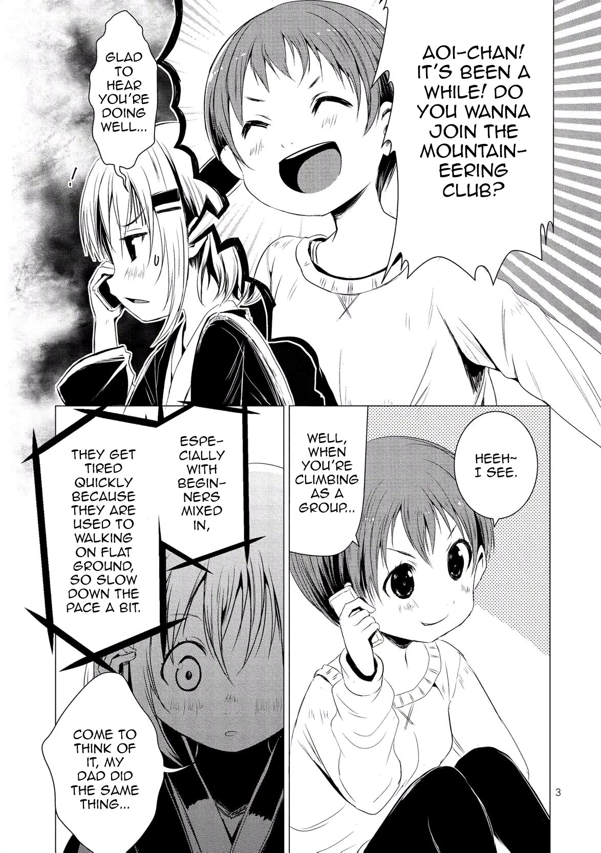 Yama No Susume Chapter 60 page 5 - Chapter 60: Becoming the leader on mount Ibuki?!