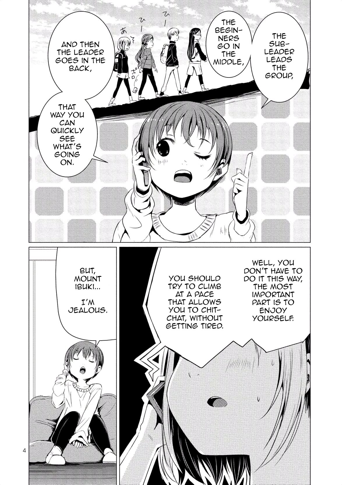 Yama No Susume Chapter 60 page 6 - Chapter 60: Becoming the leader on mount Ibuki?!