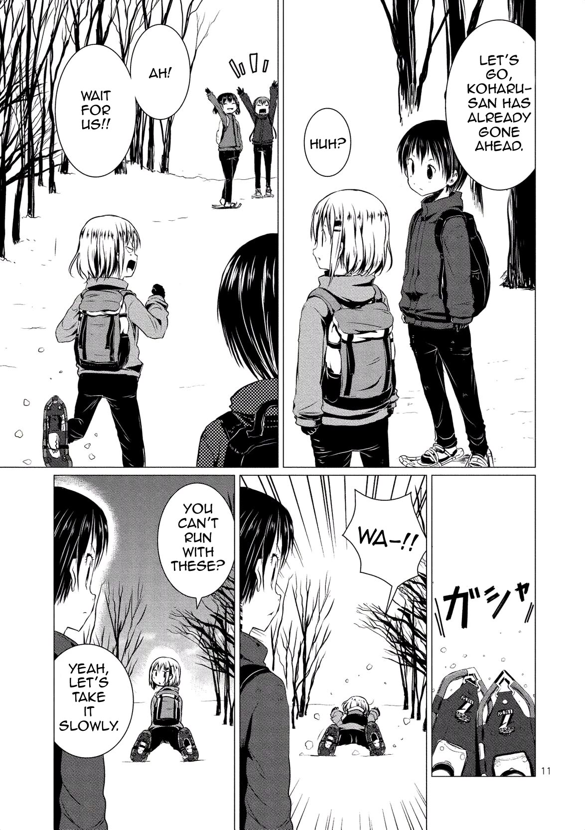 Yama No Susume Chapter 64 page 13 - Chapter 64: What Are Snowshoes?