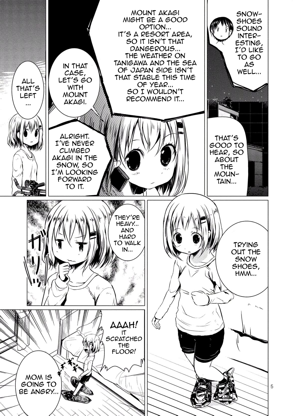 Yama No Susume Chapter 64 page 7 - Chapter 64: What Are Snowshoes?