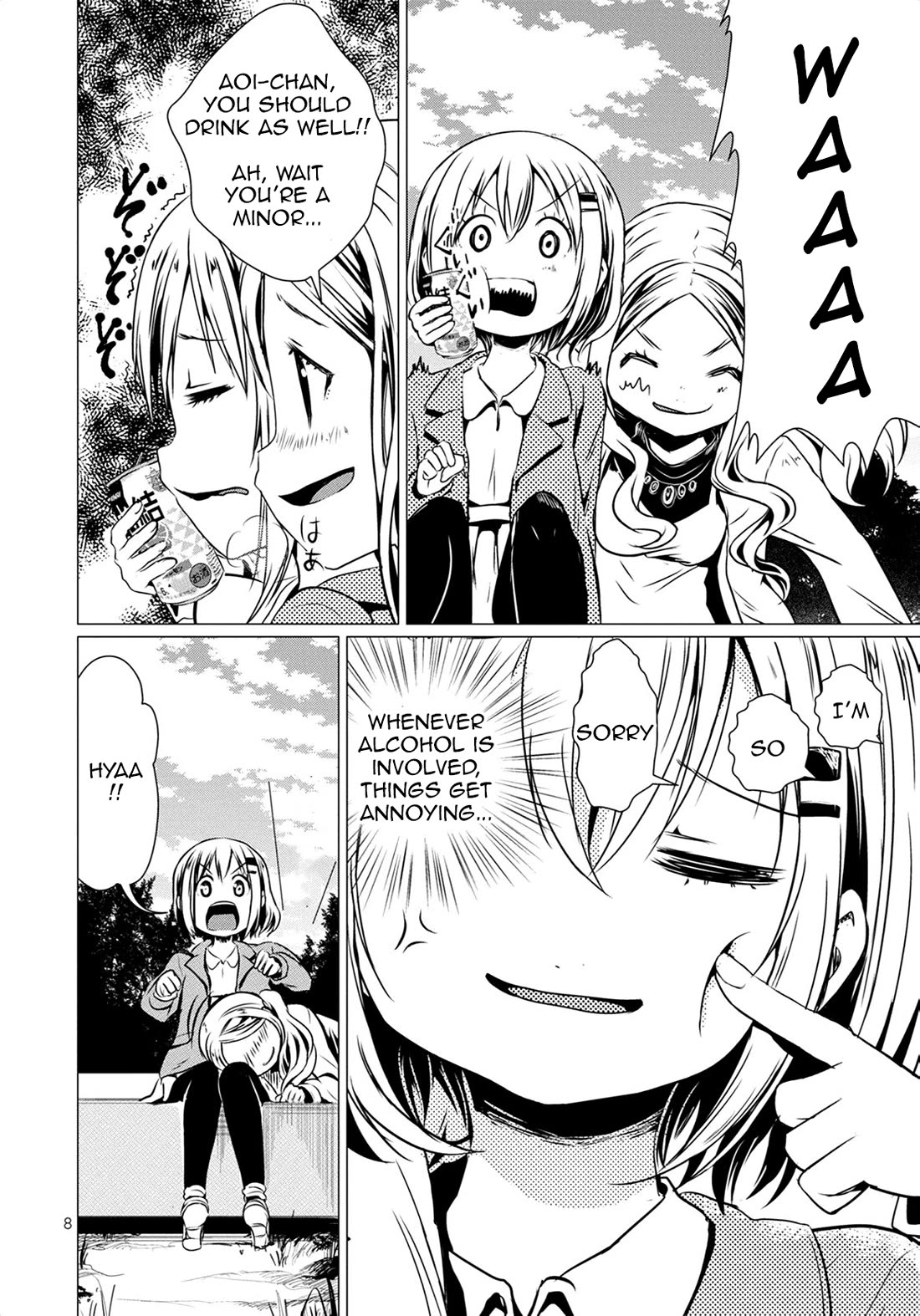 Yama No Susume Chapter 66 page 8 - Chapter 66: Dieting by Climbing Mountains!?