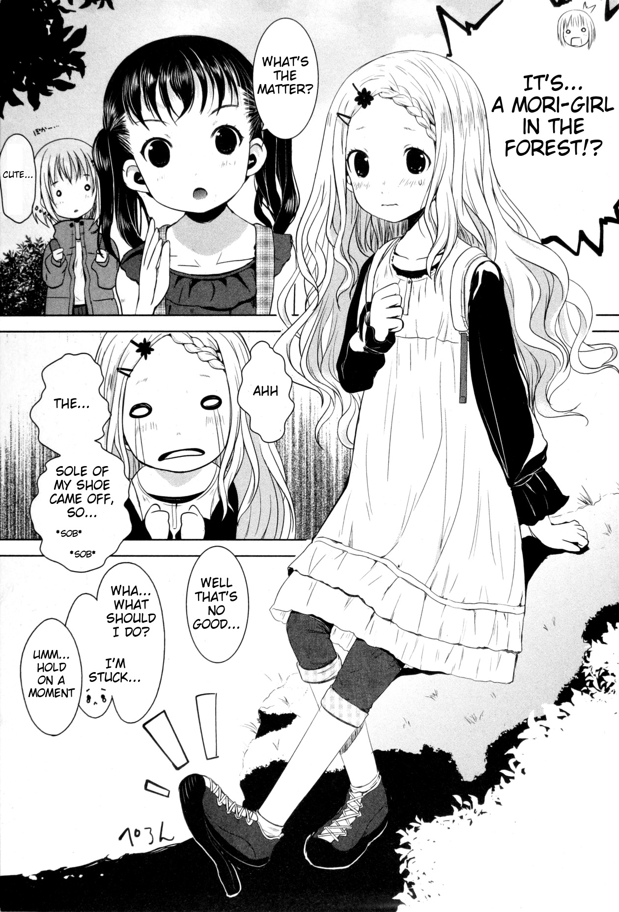 Yama No Susume Chapter 8 page 5 - Chapter 8: A Mori-Girl in the Forest!?
