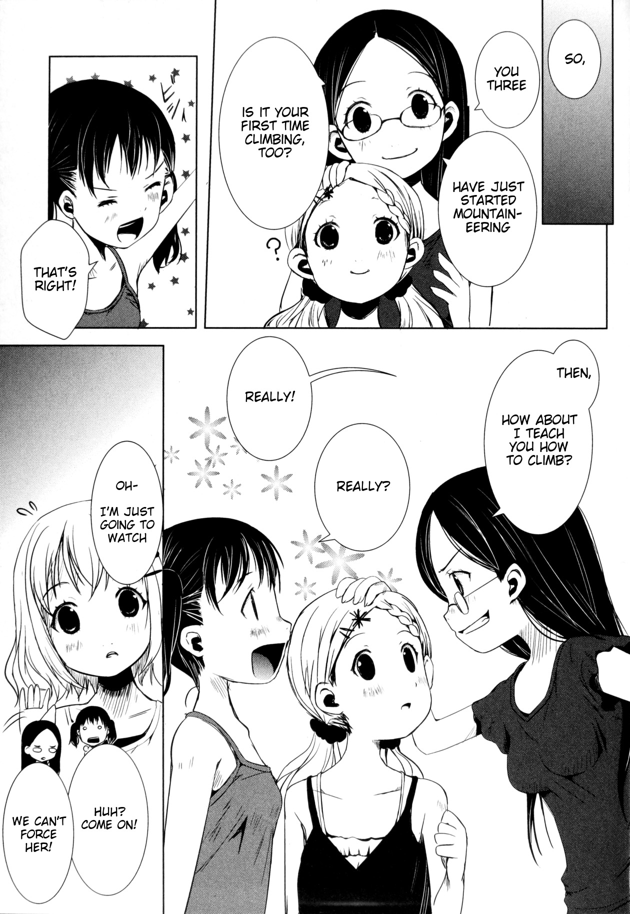 Yama No Susume Chapter 9 page 7 - Chapter 9: Let's Climb a Wall!