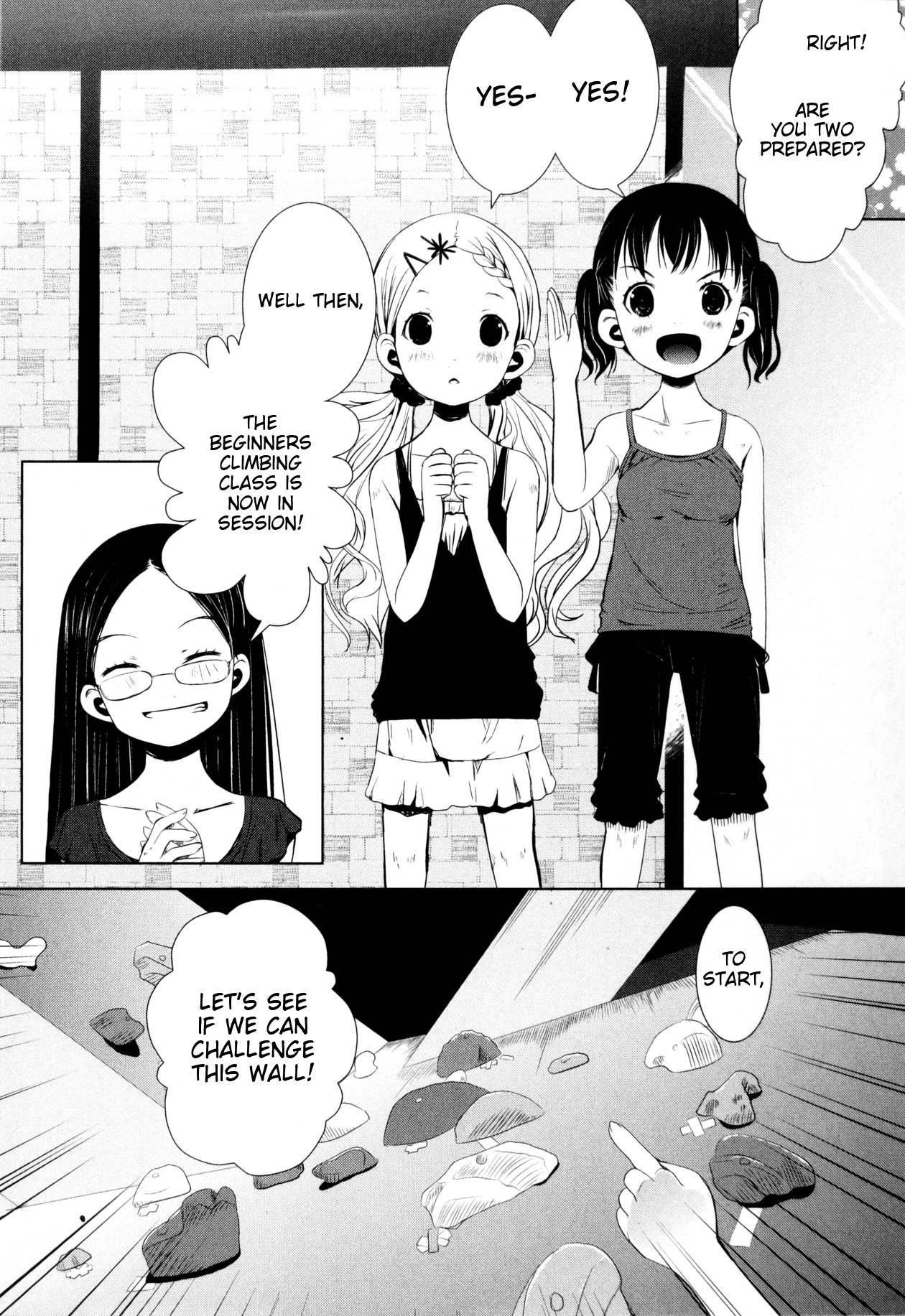 Yama No Susume Chapter 9 page 8 - Chapter 9: Let's Climb a Wall!