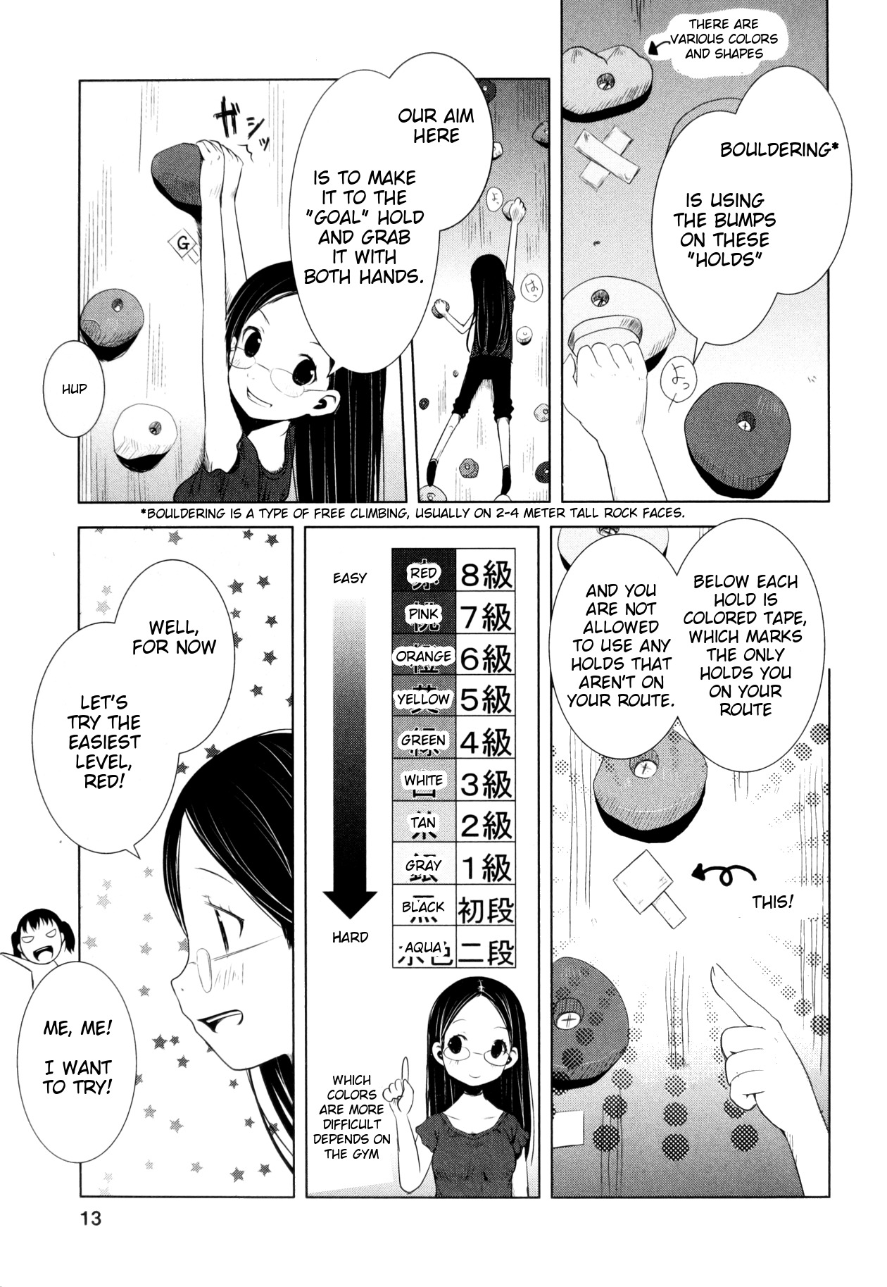 Yama No Susume Chapter 9 page 9 - Chapter 9: Let's Climb a Wall!