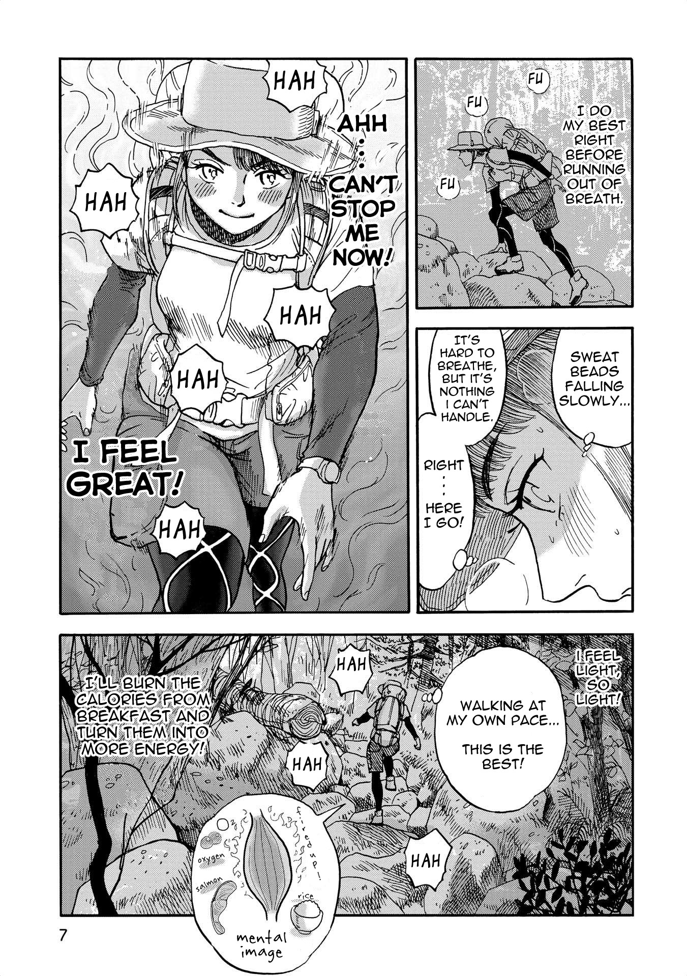 Yama to Shokuyoku to Watashi Chapter 1 page 5 - Chapter 1: Mountaintop Onigiri