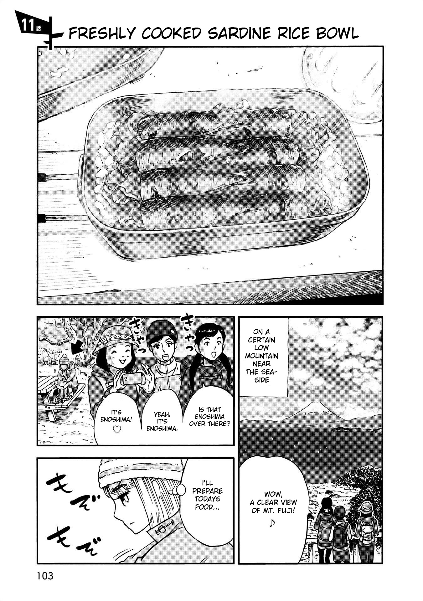 Yama to Shokuyoku to Watashi Chapter 11 page 1 - Chapter 11: Freshly Cooked Sardine Rice Bowl