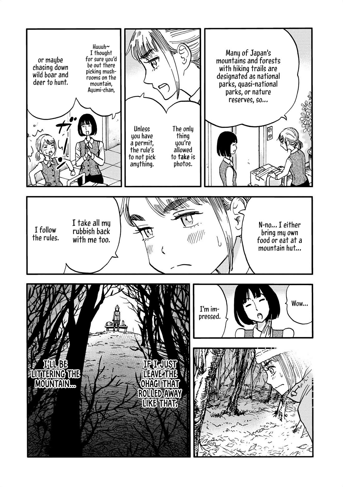 Yama to Shokuyoku to Watashi Chapter 14 page 4 - Chapter 14: The Salted Red Bean Paste Ohagi That Went Rollin' Rollin'