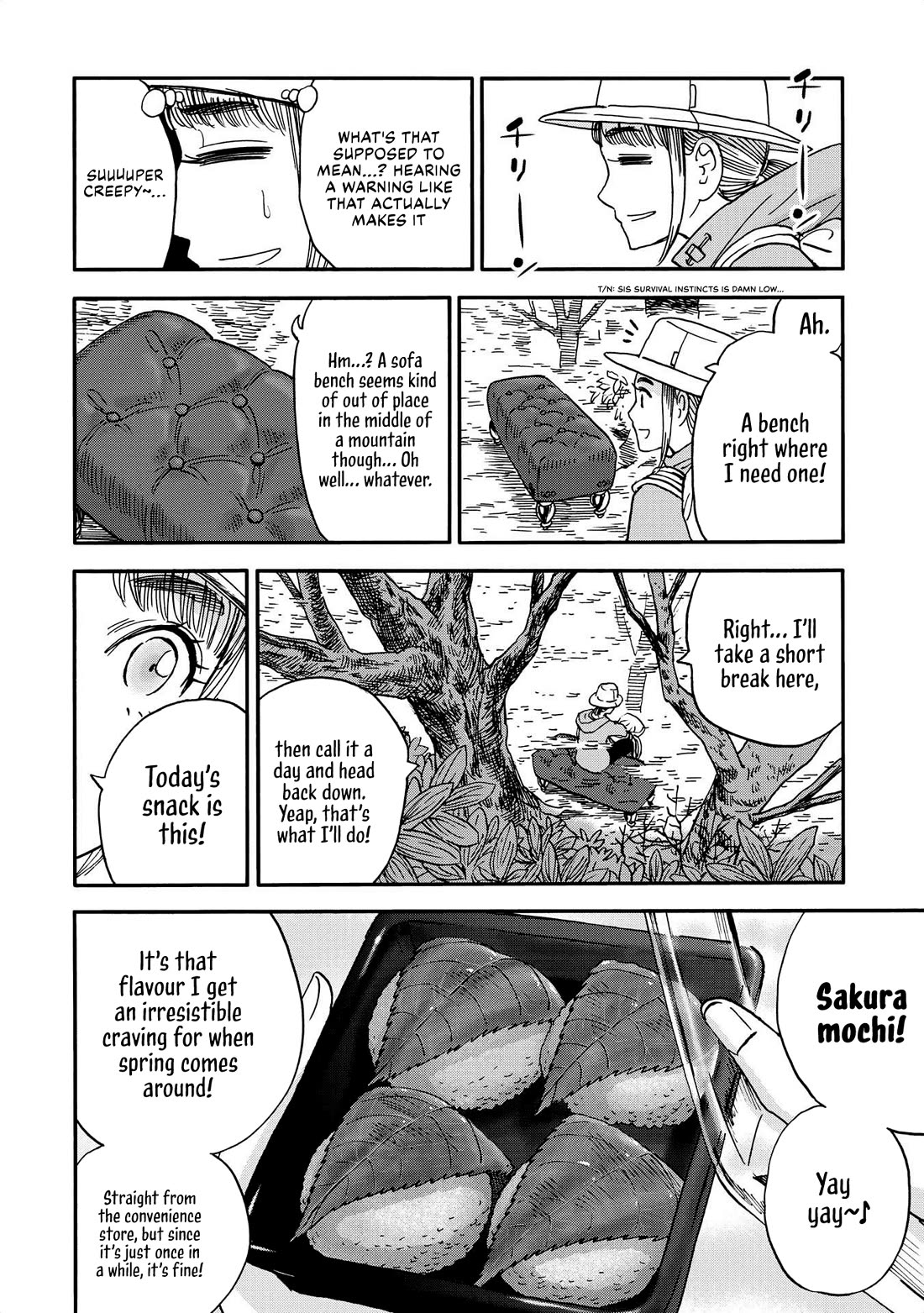 Yama to Shokuyoku to Watashi Chapter 17 page 6 - Chapter 17: The Case Of The Vanished Sakura Mochi