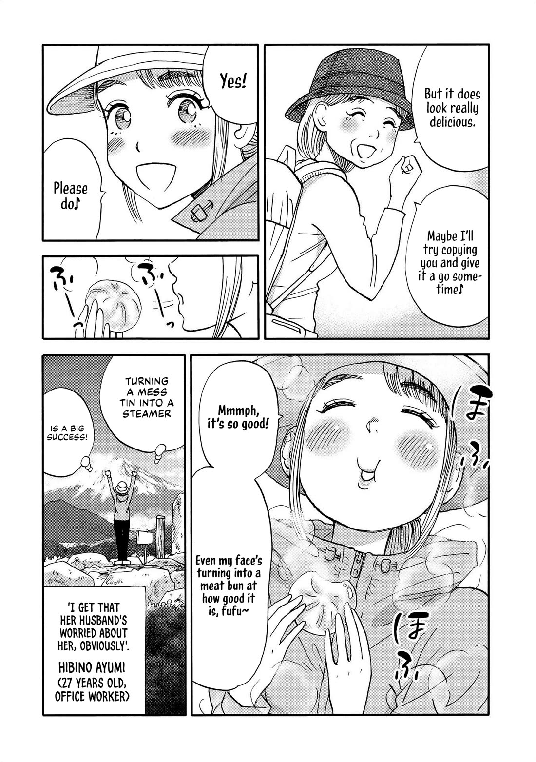 Yama to Shokuyoku to Watashi Chapter 18 page 10 - Chapter 18: The Steamed Meat Bun Challenge
