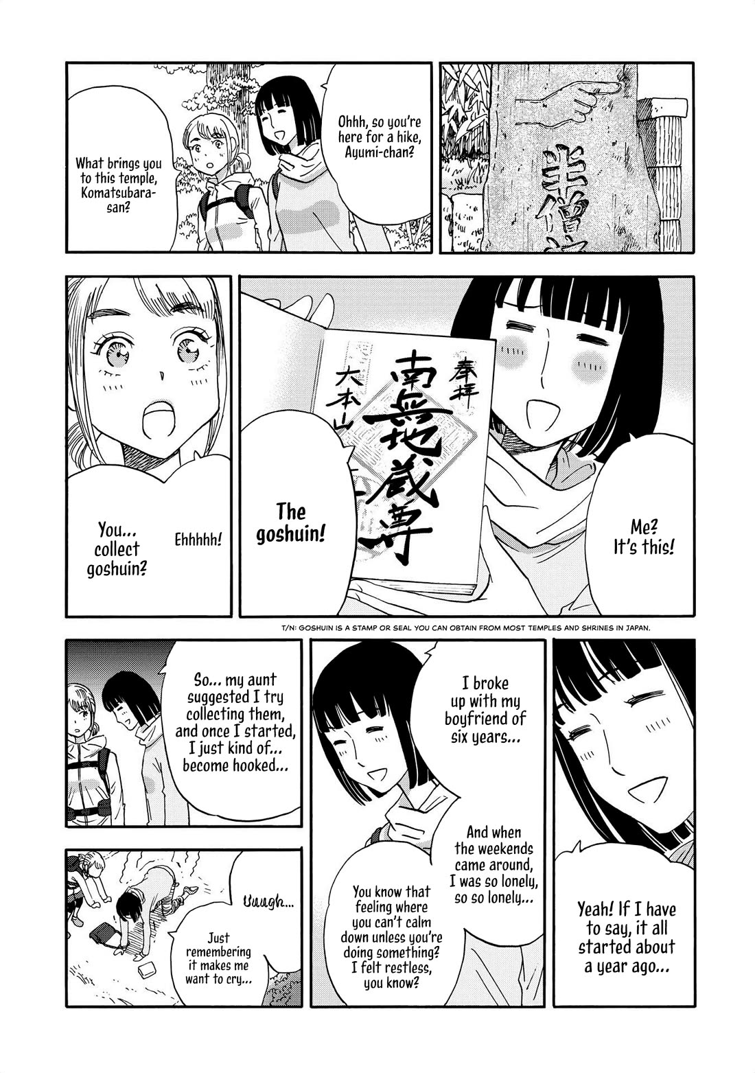 Yama to Shokuyoku to Watashi Chapter 19 page 5 - Chapter 19: The Impermanence of the fried foods of Kamakura