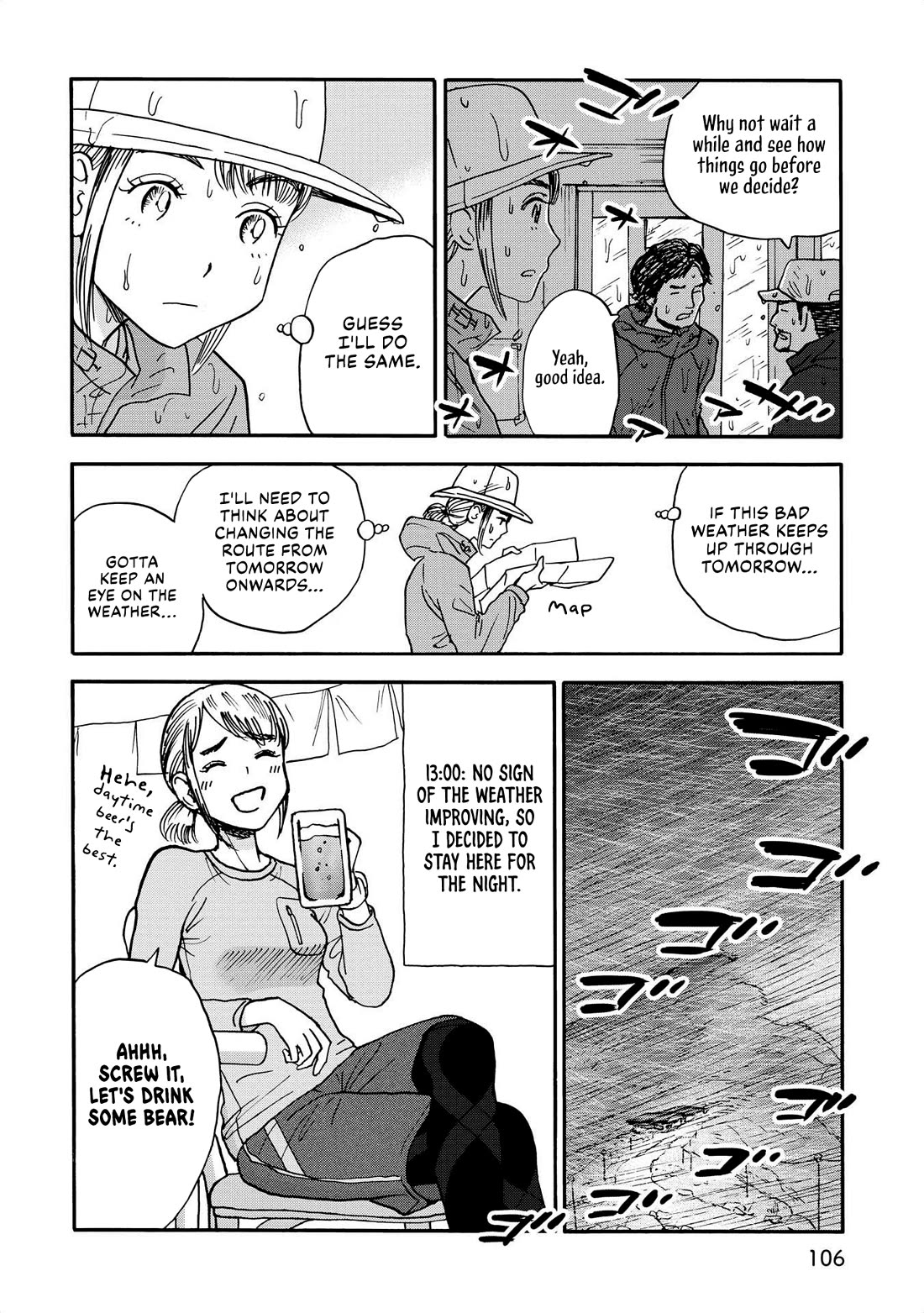 Yama to Shokuyoku to Watashi Chapter 22 page 6 - Chapter 22: Yatsugatake Traverse, Part 2: The Never Ending Feast of Iodake
