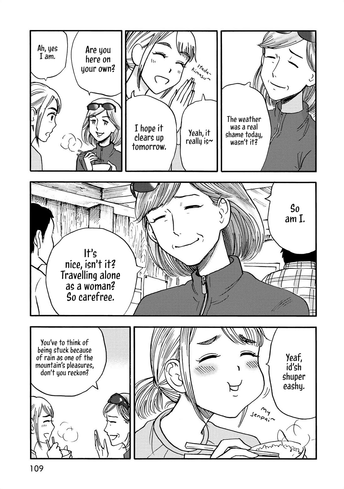 Yama to Shokuyoku to Watashi Chapter 22 page 9 - Chapter 22: Yatsugatake Traverse, Part 2: The Never Ending Feast of Iodake