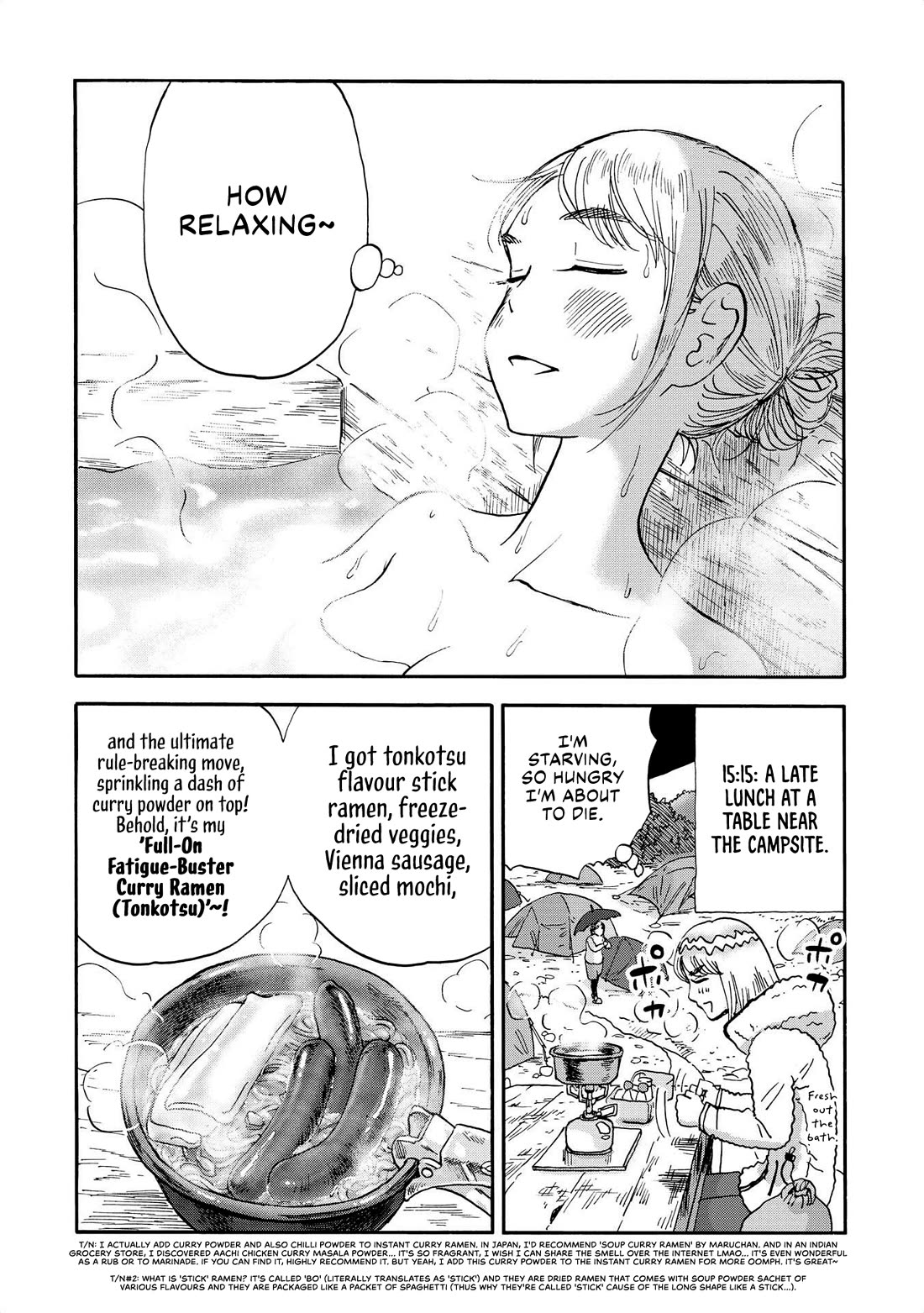Yama to Shokuyoku to Watashi Chapter 23 page 11 - Chapter 23: Yatsugatake Traverse, Part 3: A Nice Relaxing Steak