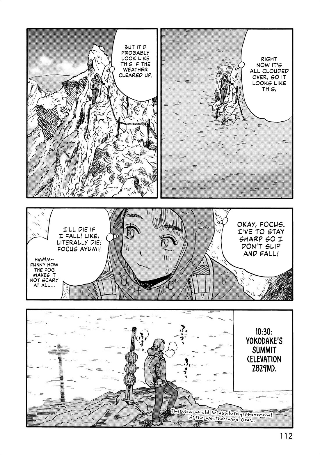 Yama to Shokuyoku to Watashi Chapter 23 page 2 - Chapter 23: Yatsugatake Traverse, Part 3: A Nice Relaxing Steak