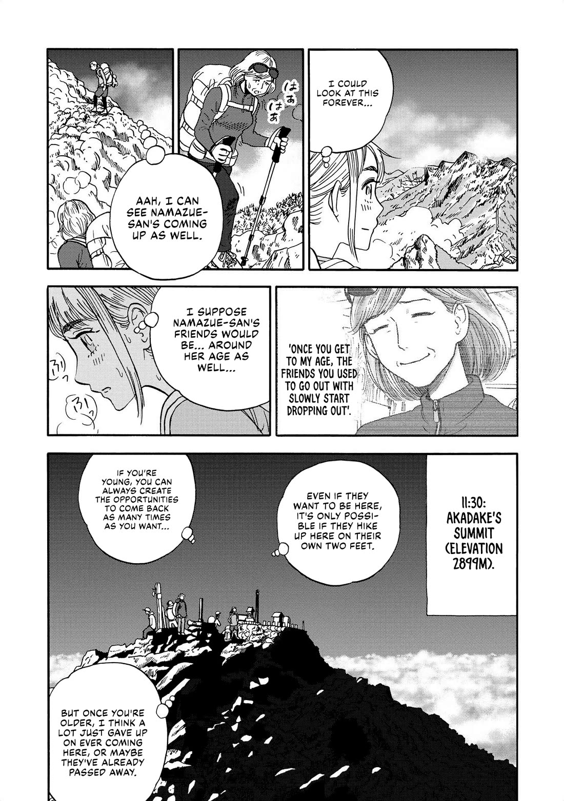 Yama to Shokuyoku to Watashi Chapter 23 page 8 - Chapter 23: Yatsugatake Traverse, Part 3: A Nice Relaxing Steak