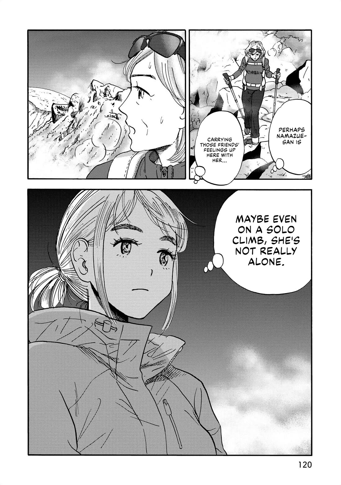 Yama to Shokuyoku to Watashi Chapter 23 page 9 - Chapter 23: Yatsugatake Traverse, Part 3: A Nice Relaxing Steak