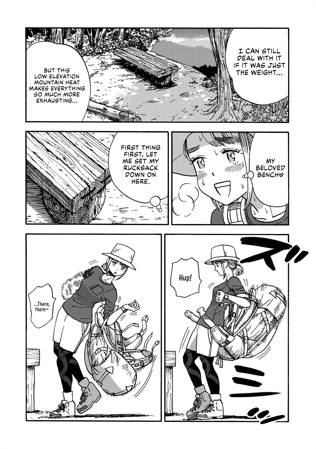 Yama to Shokuyoku to Watashi Chapter 26 page 4 - Chapter 26: Grilled Onigiri is HOT HOT HOT!