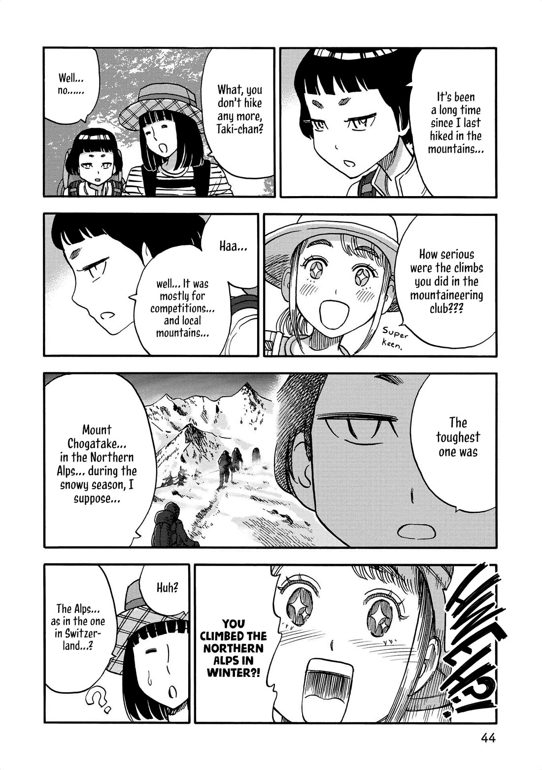 Yama to Shokuyoku to Watashi Chapter 28 page 2 - Chapter 28: Mount Takao Recreational Outing, Pt 2: Nostalgic Dago-jiru and Barley Shochu
