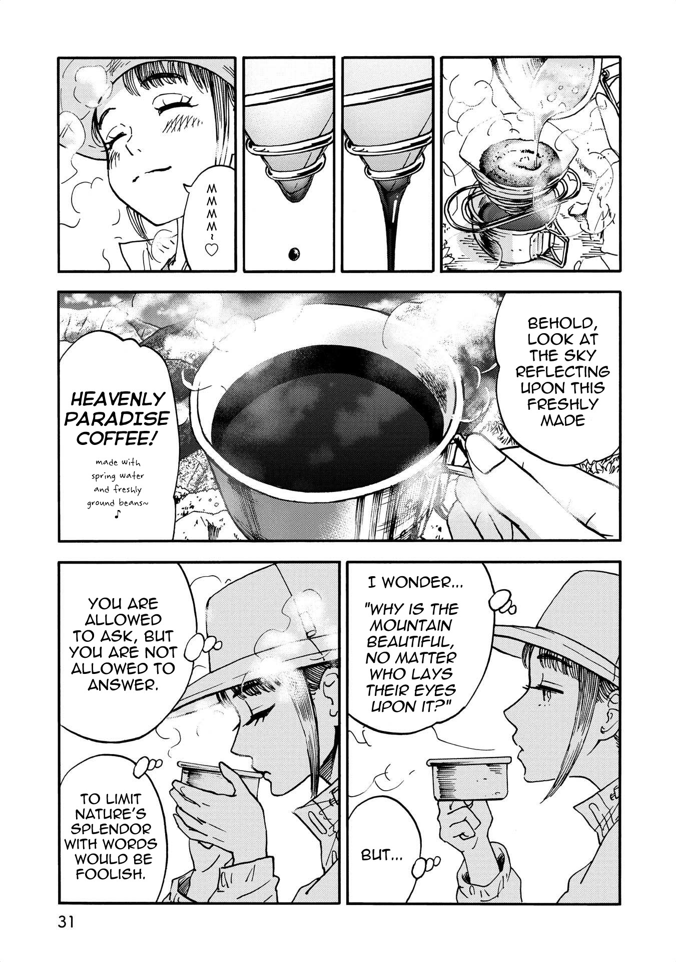 Yama to Shokuyoku to Watashi Chapter 3 page 9 - Chapter 3: Heavenly Paradise Coffee