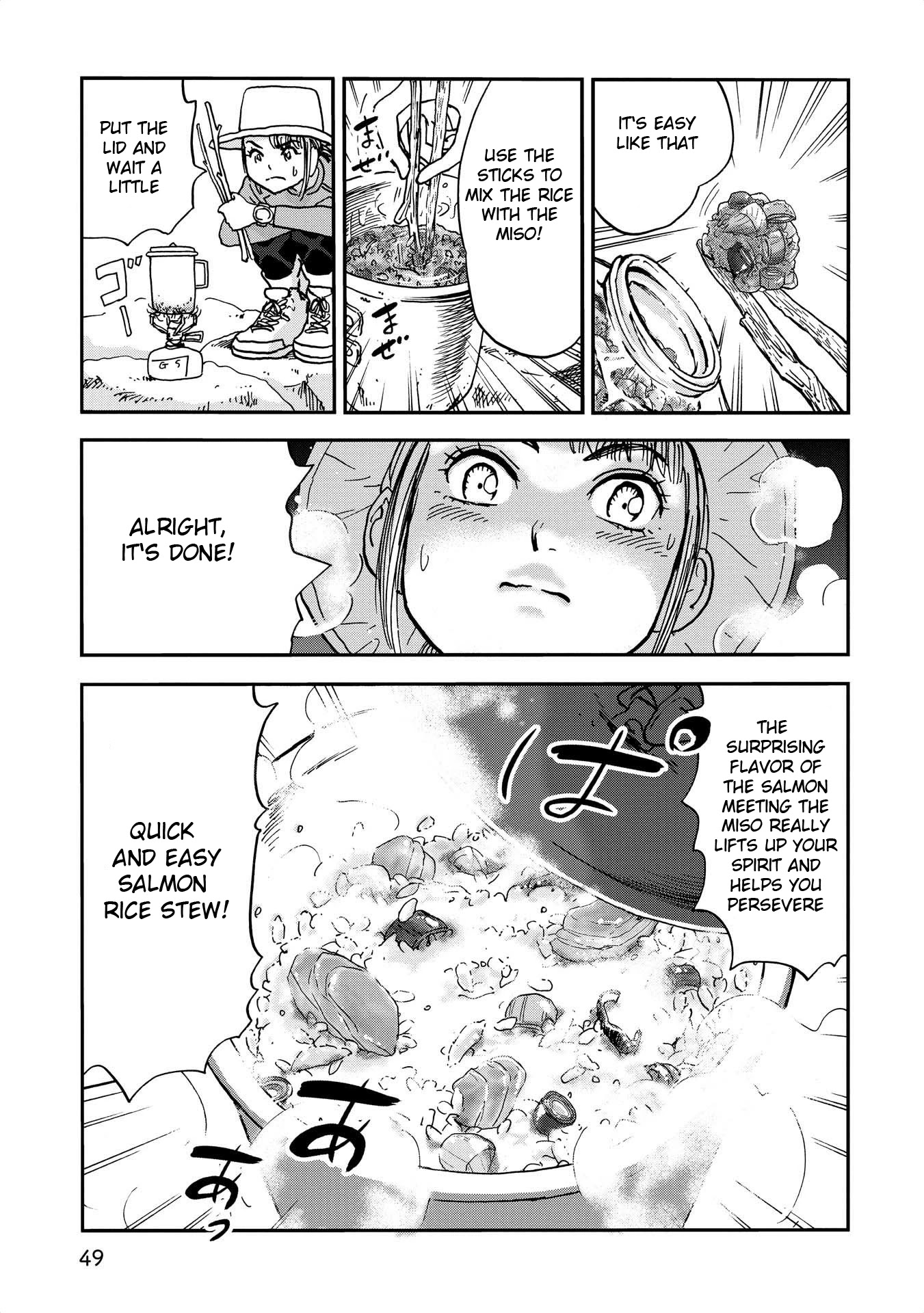 Yama to Shokuyoku to Watashi Chapter 5 page 7 - Chapter 5: Miso Salmon Stew of Perseverance