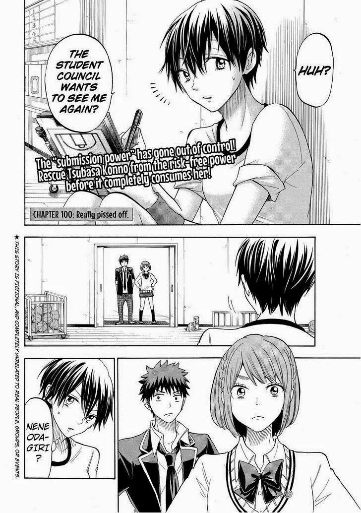 Yamada-kun to 7-nin no Majo Chapter 100 page 2 - Chapter 100: Really Pissed Off