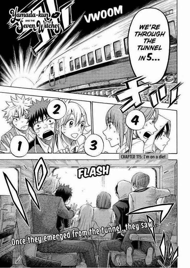 Yamada-kun to 7-nin no Majo Chapter 115 page 1 - Chapter 115: I'm On A Diet