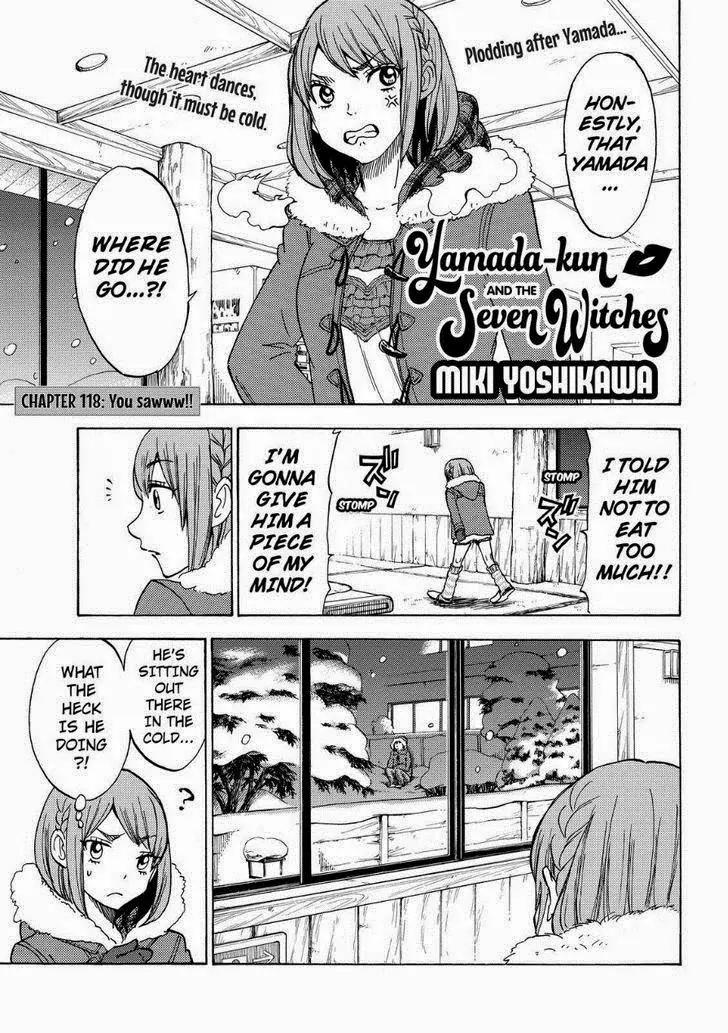 Yamada-kun to 7-nin no Majo Chapter 118 page 1 - Chapter 118: You Sawww!!